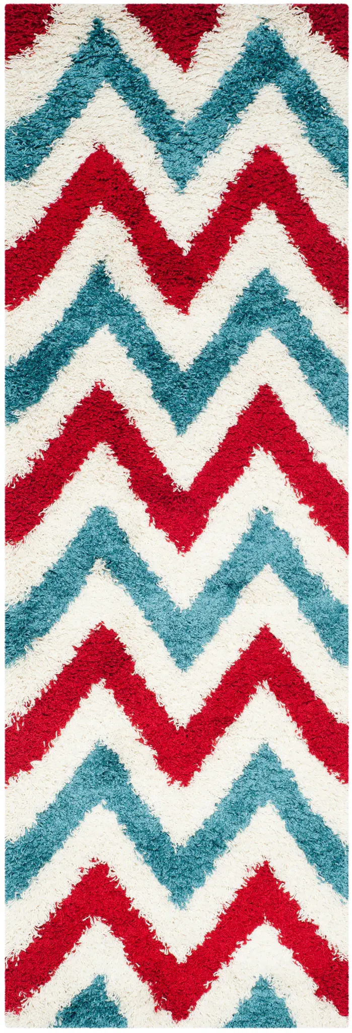 Safavieh Kids Large Chevron Shag Rug