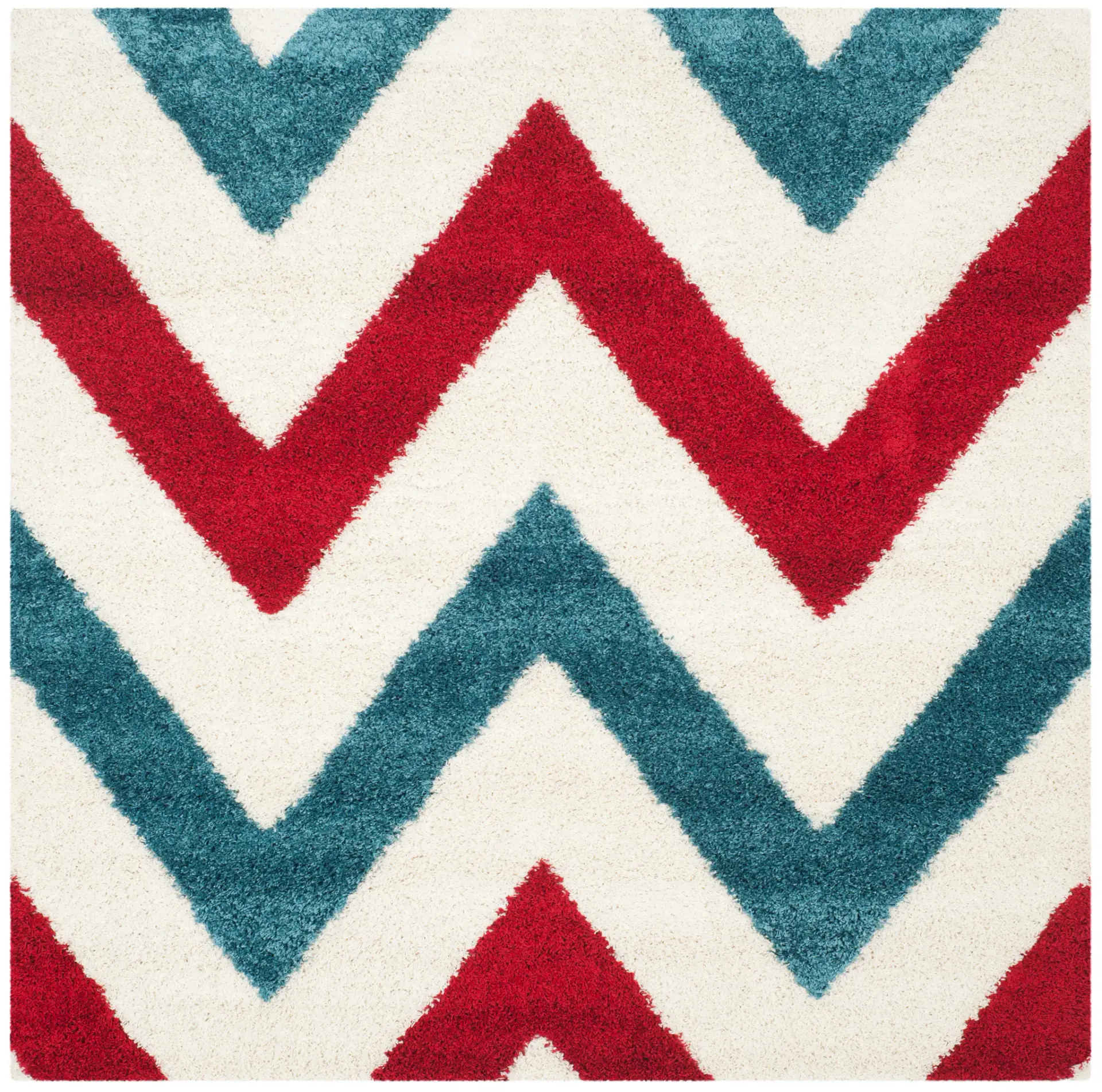 Safavieh Kids Large Chevron Shag Rug