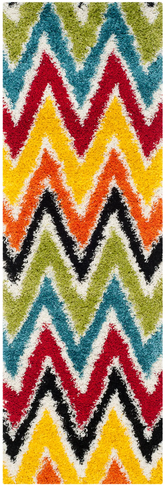 Safavieh Kids Large Scale Zigzag Shag Rug