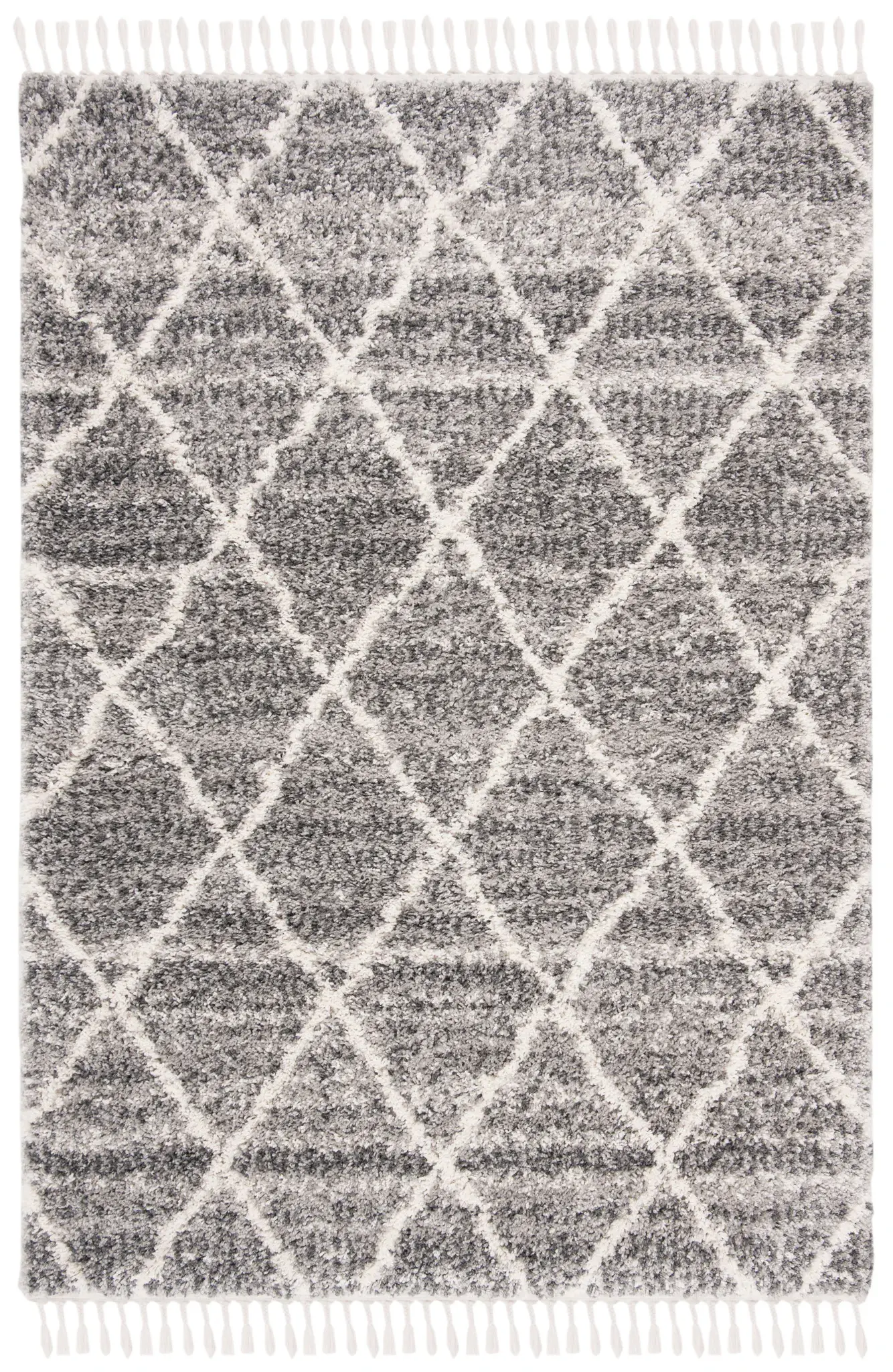 Melrose Diamond Trellis Shag Rug