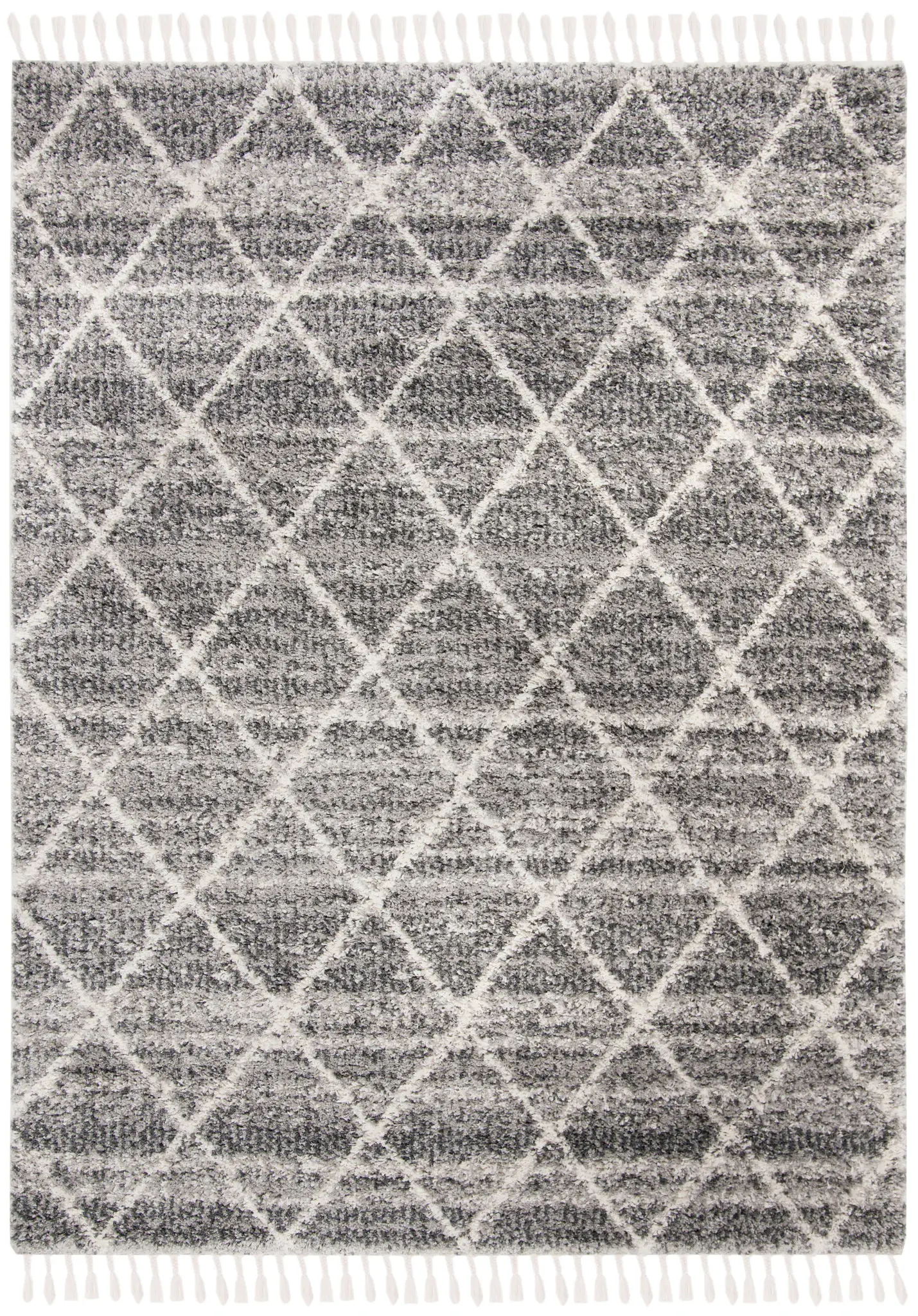 Melrose Diamond Trellis Shag Rug