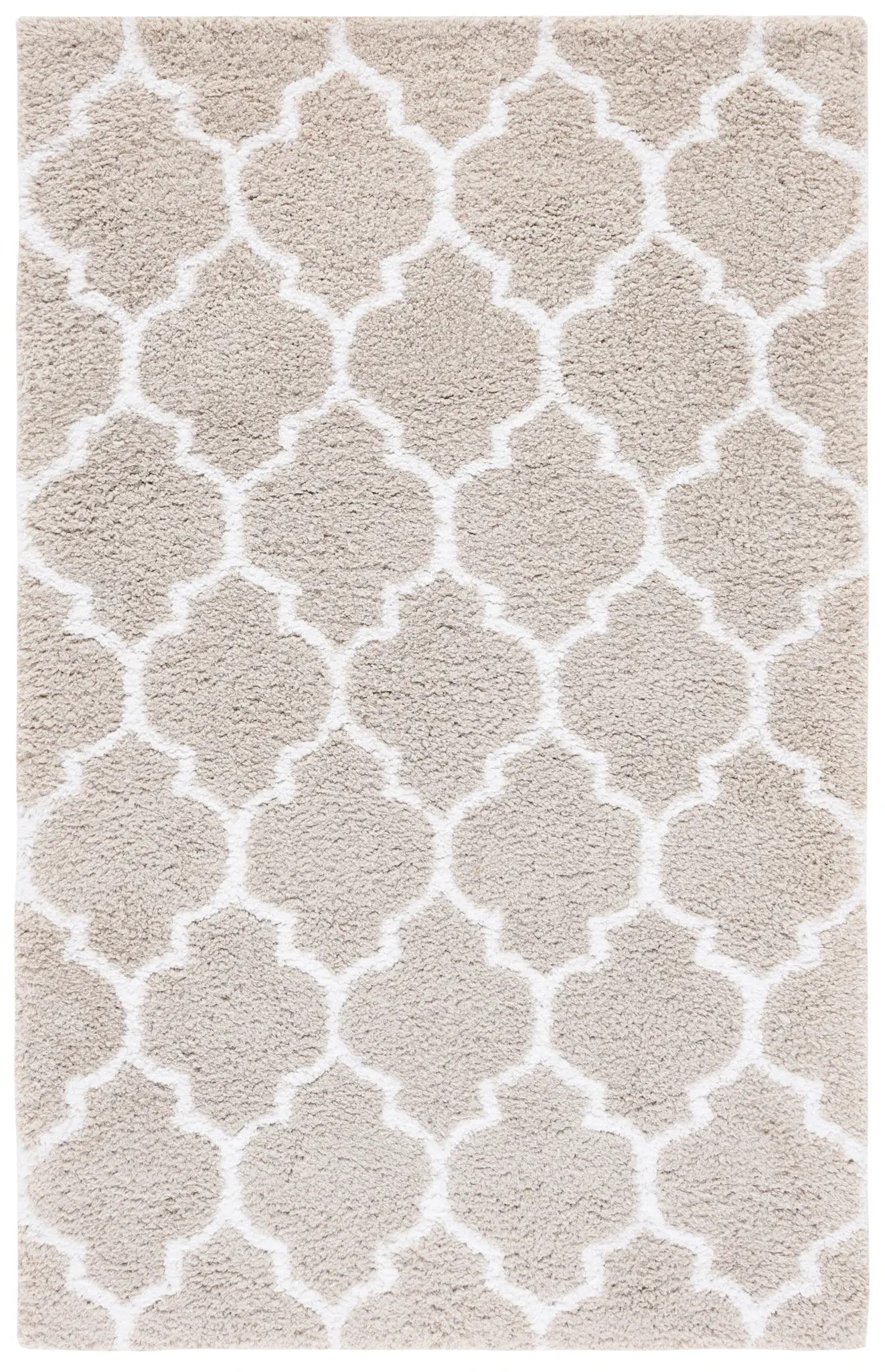 Toronto Lattice Hand-Tufted Shag Rug