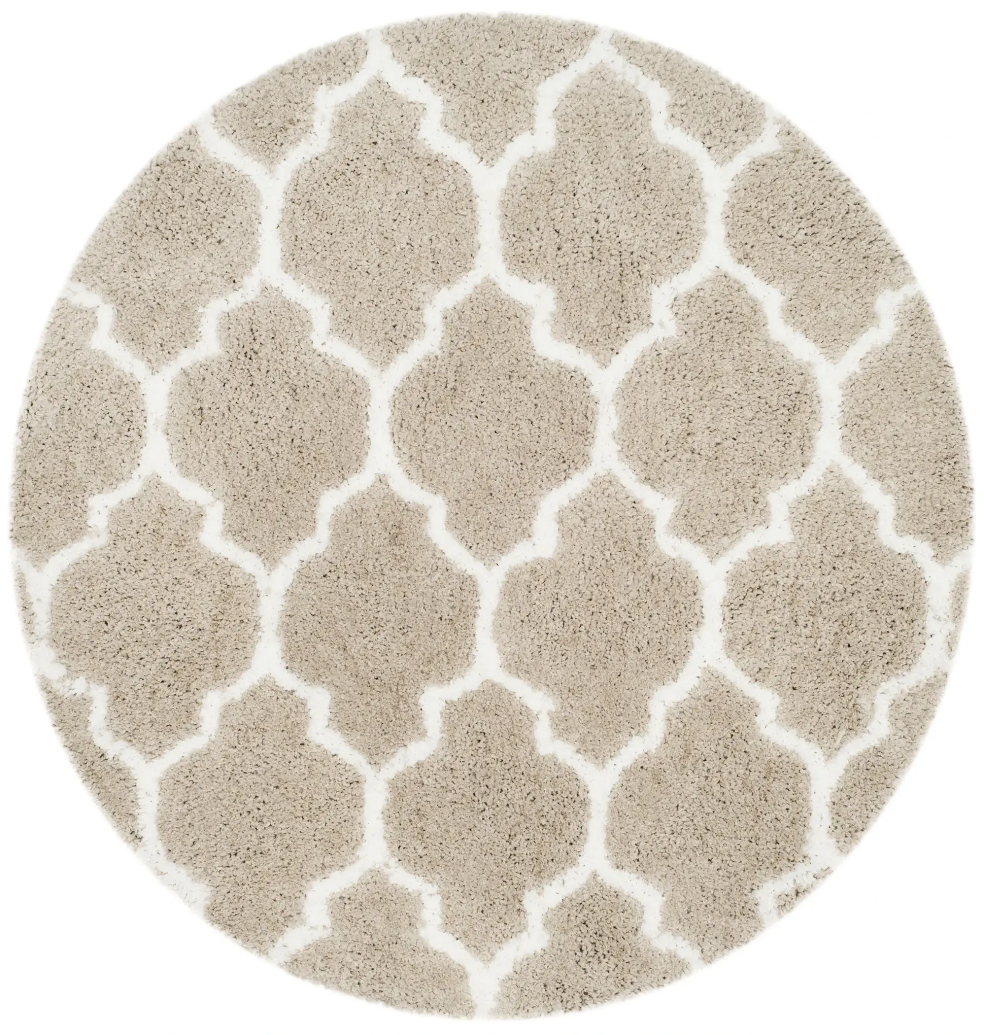 Toronto Lattice Hand-Tufted Shag Rug