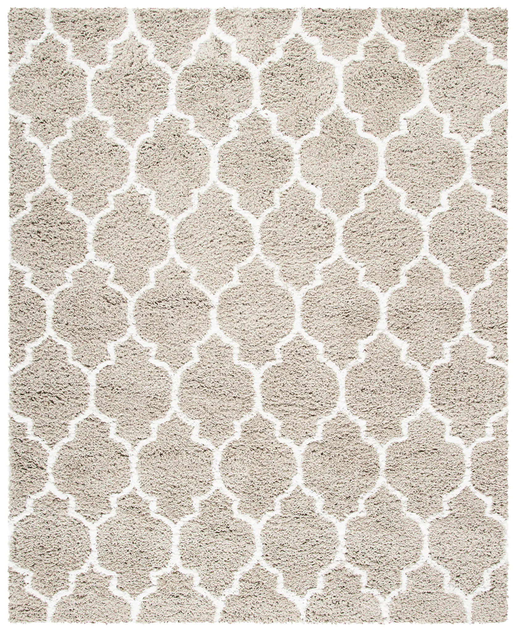 Toronto Lattice Hand-Tufted Shag Rug