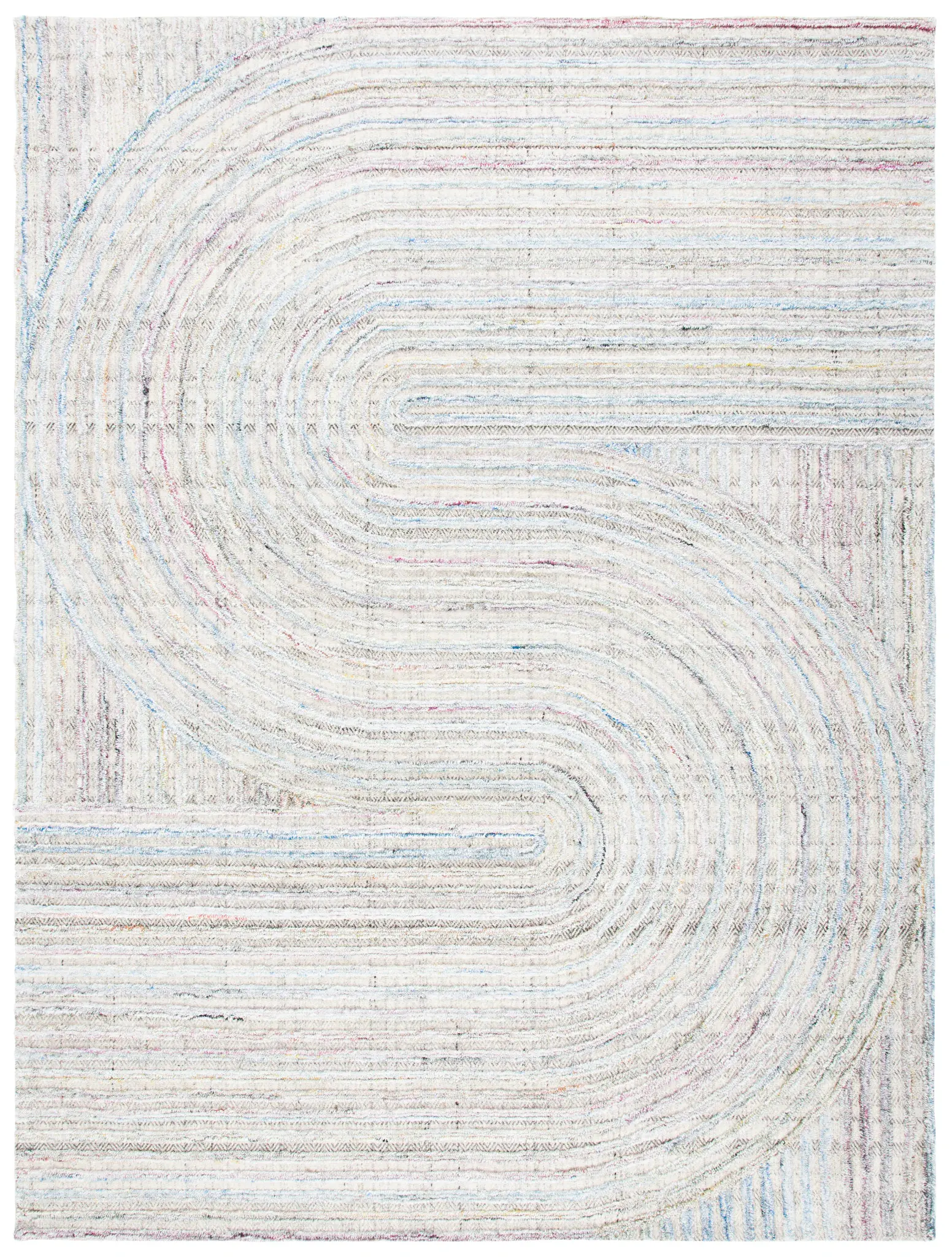 Southampton Curved Stripe Hand-Tufted Rug
