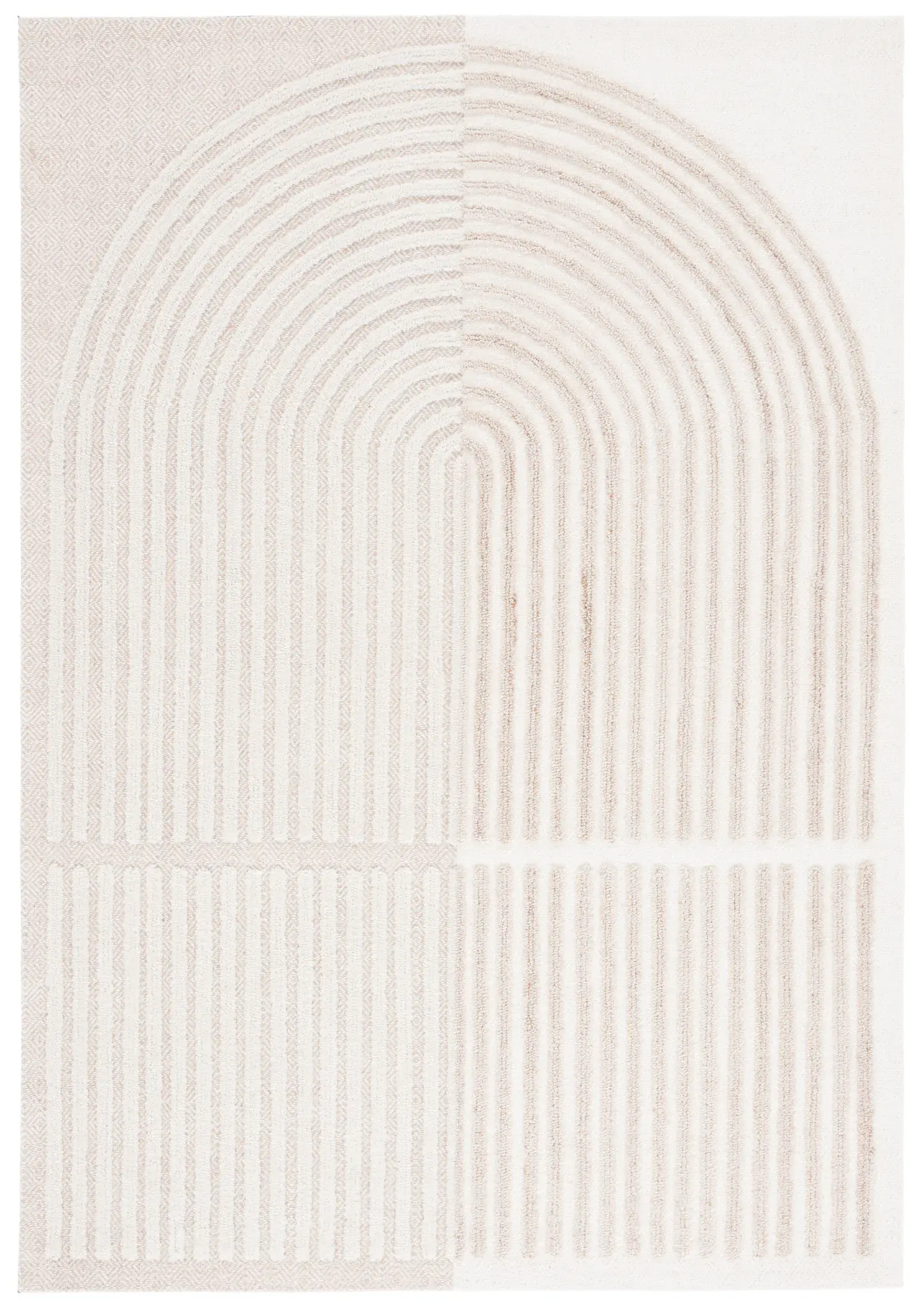 Southampton Arch And Stripe Hand-Tufted Rug