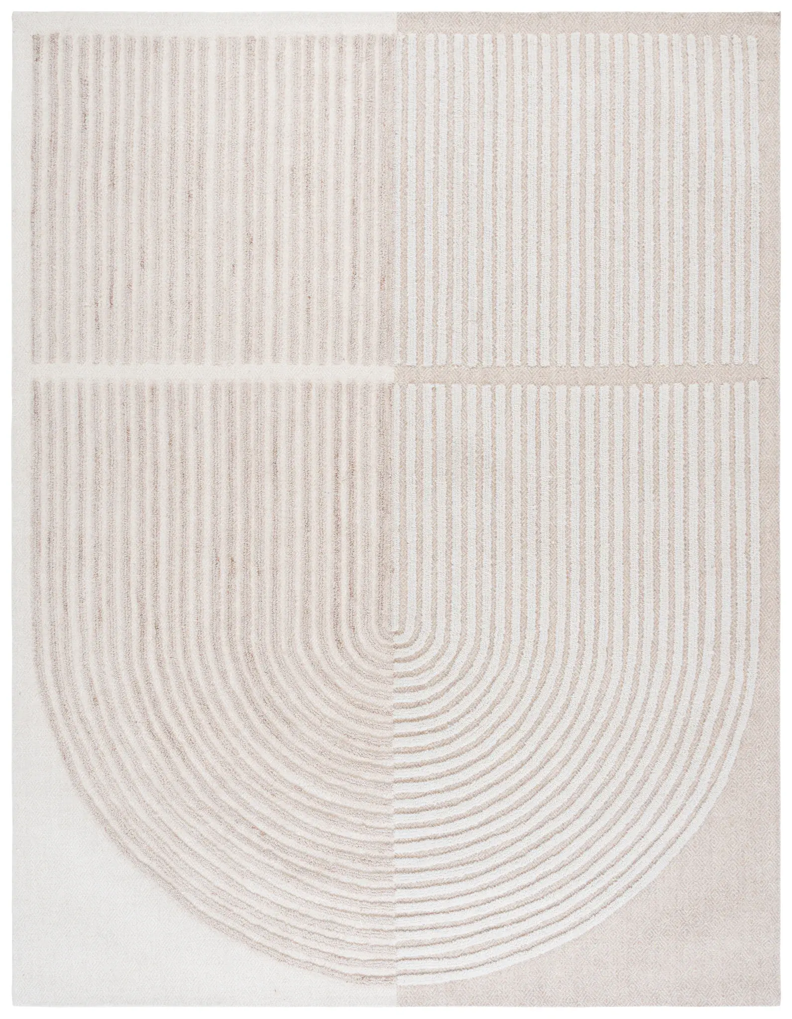 Southampton Arch And Stripe Hand-Tufted Rug
