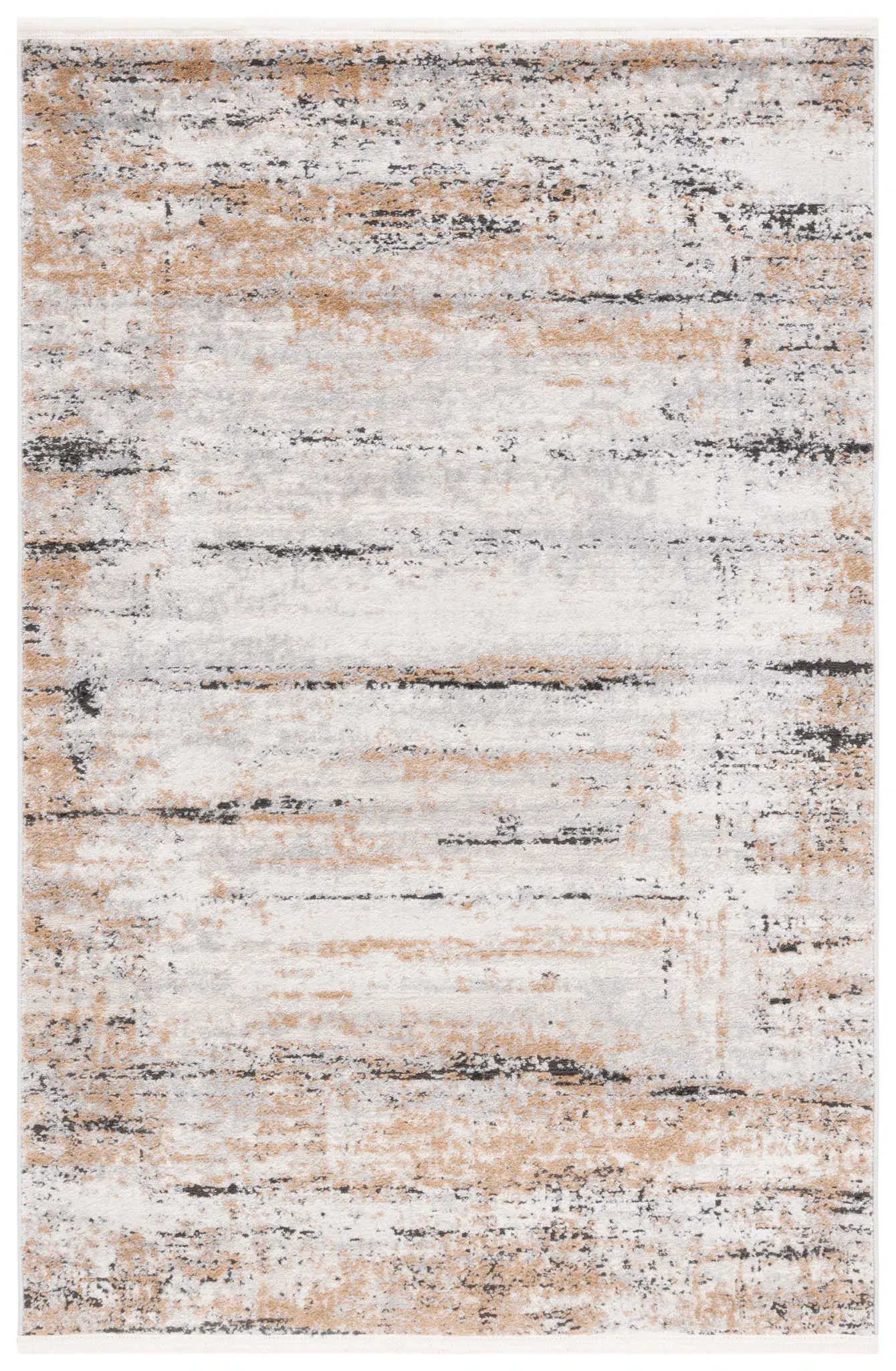 Shivan Striped Border Rug