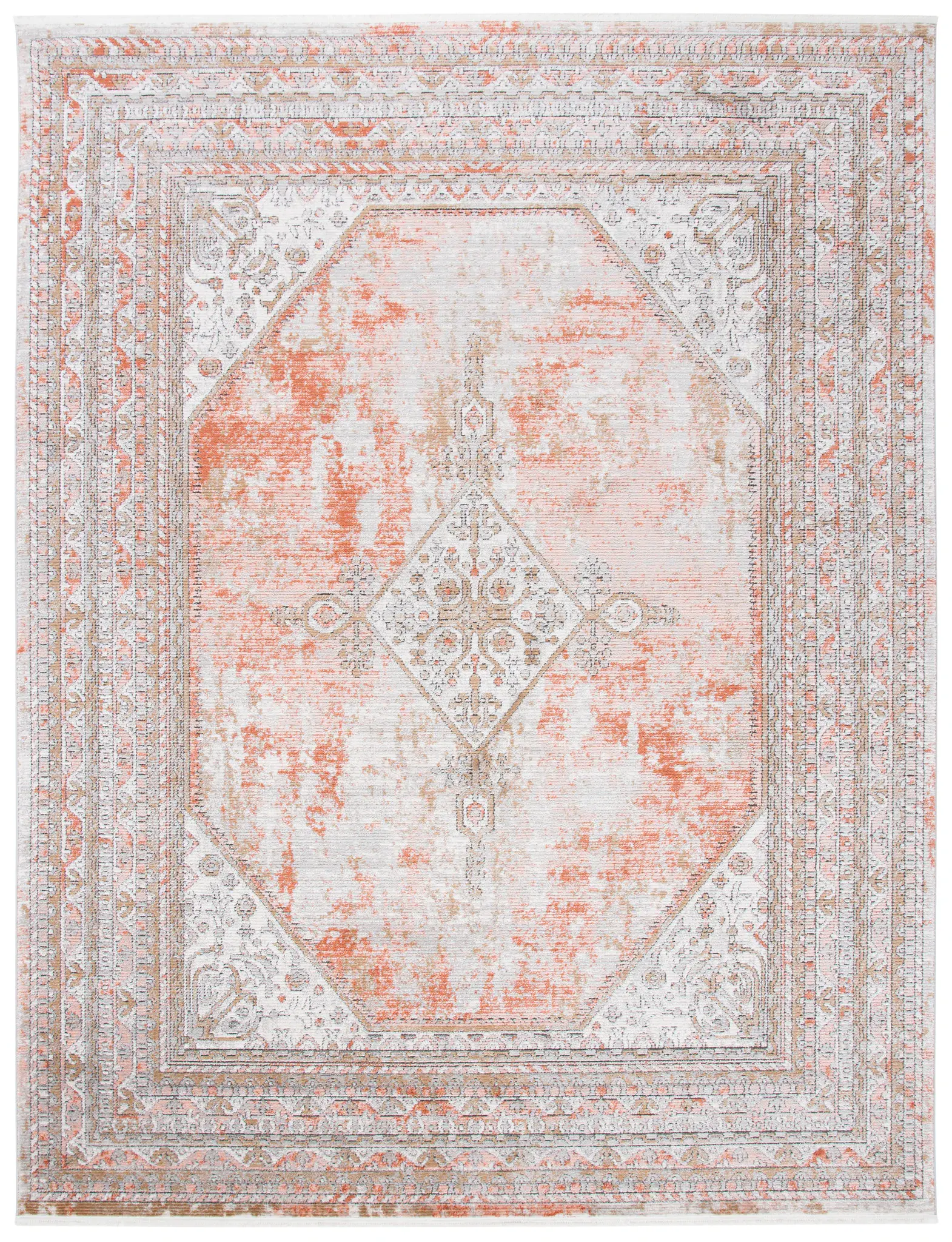 Shivan Medallion Border Rug