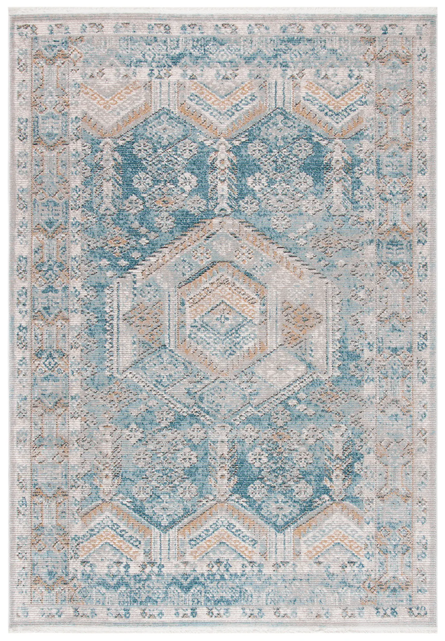 Shivan Geometric Medallion Rug