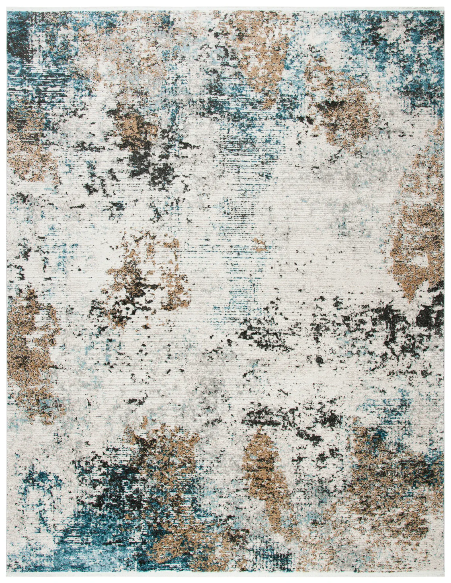 Shivan Abstract Distressed Rug