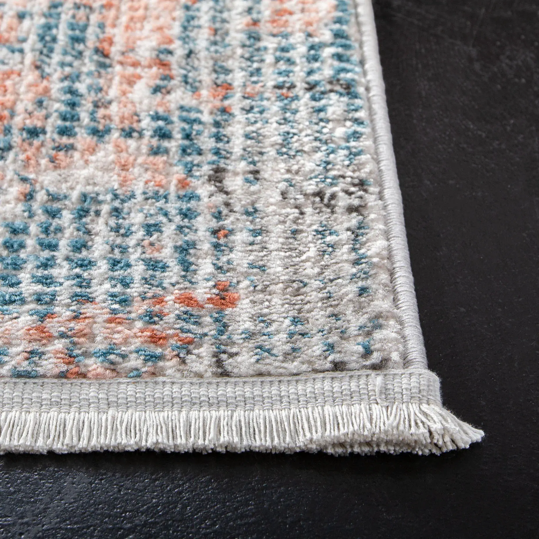 Shivan Pixelated Abstract Rug