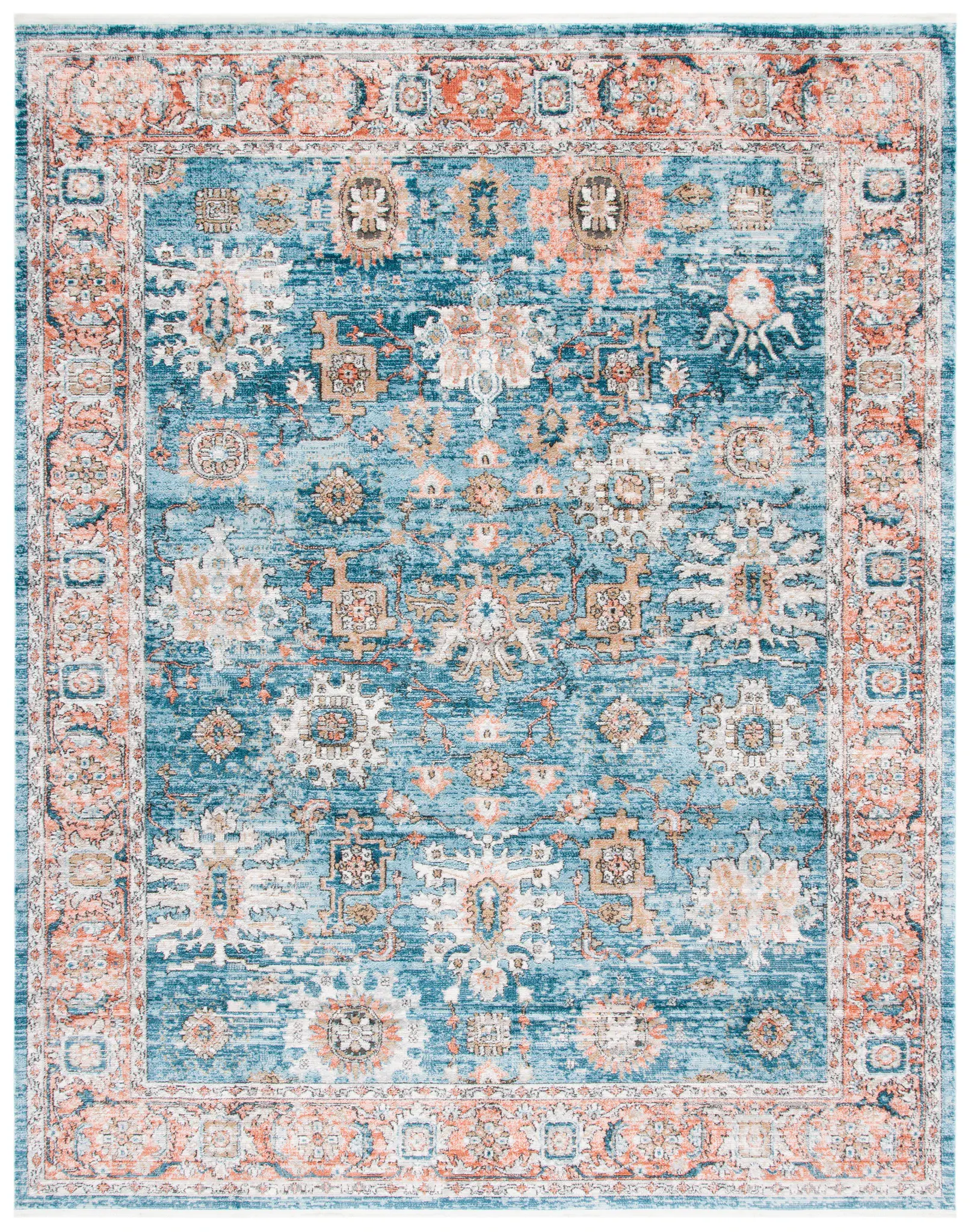 Shivan Bordered Floral Rug