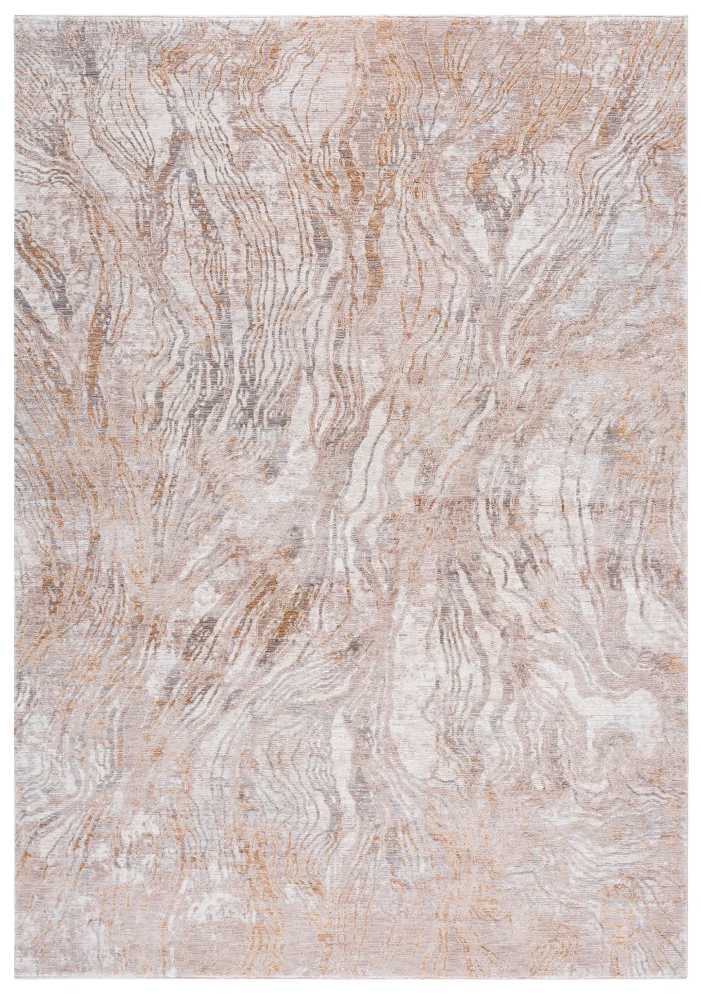 Signature Cascade Abstract Woodgrain Rug