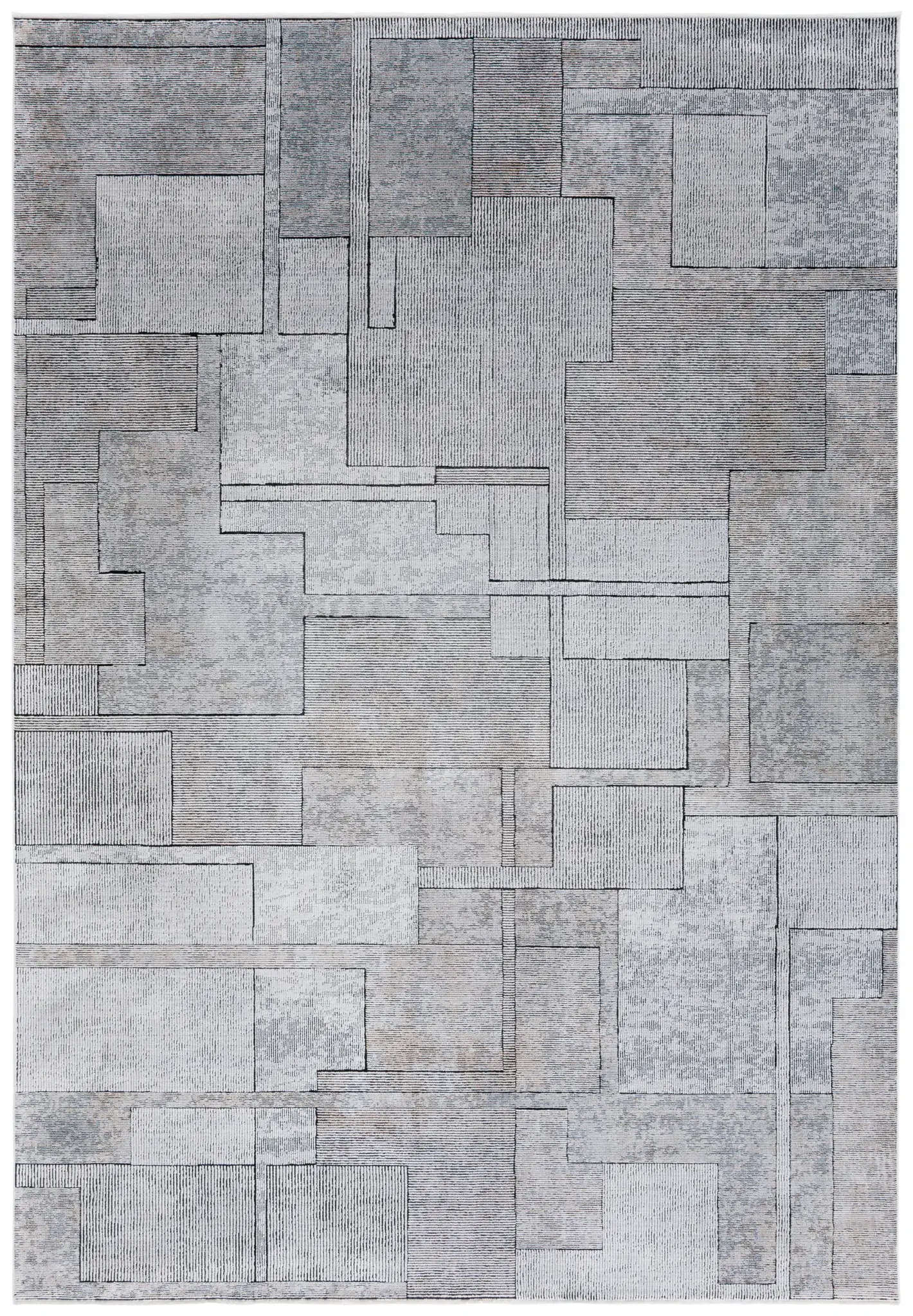 Signature Moderne Block Geometric Rug
