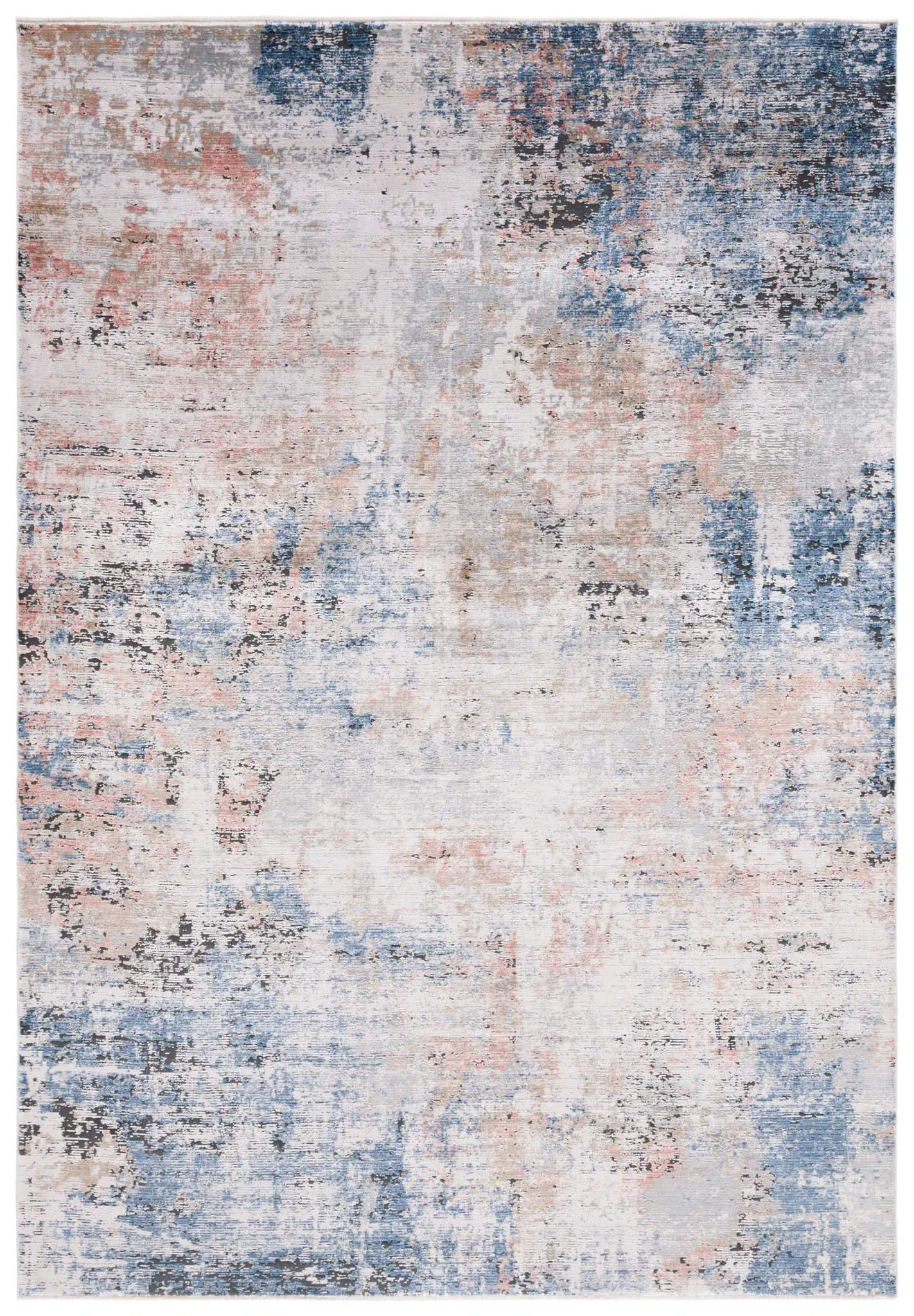 Signature Distressed Abstract Rug