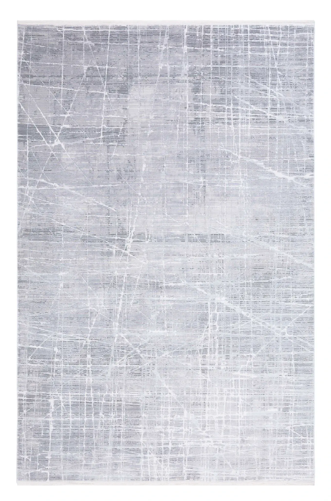 Signature Distressed Grid Rug