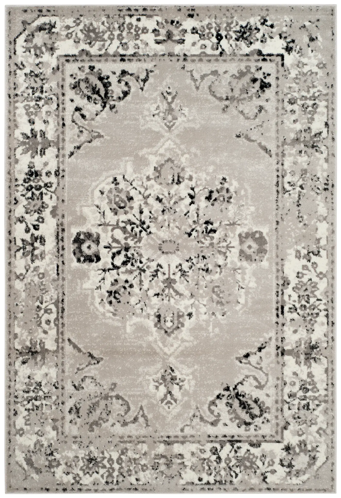 Skyler Distressed Medallion Rug