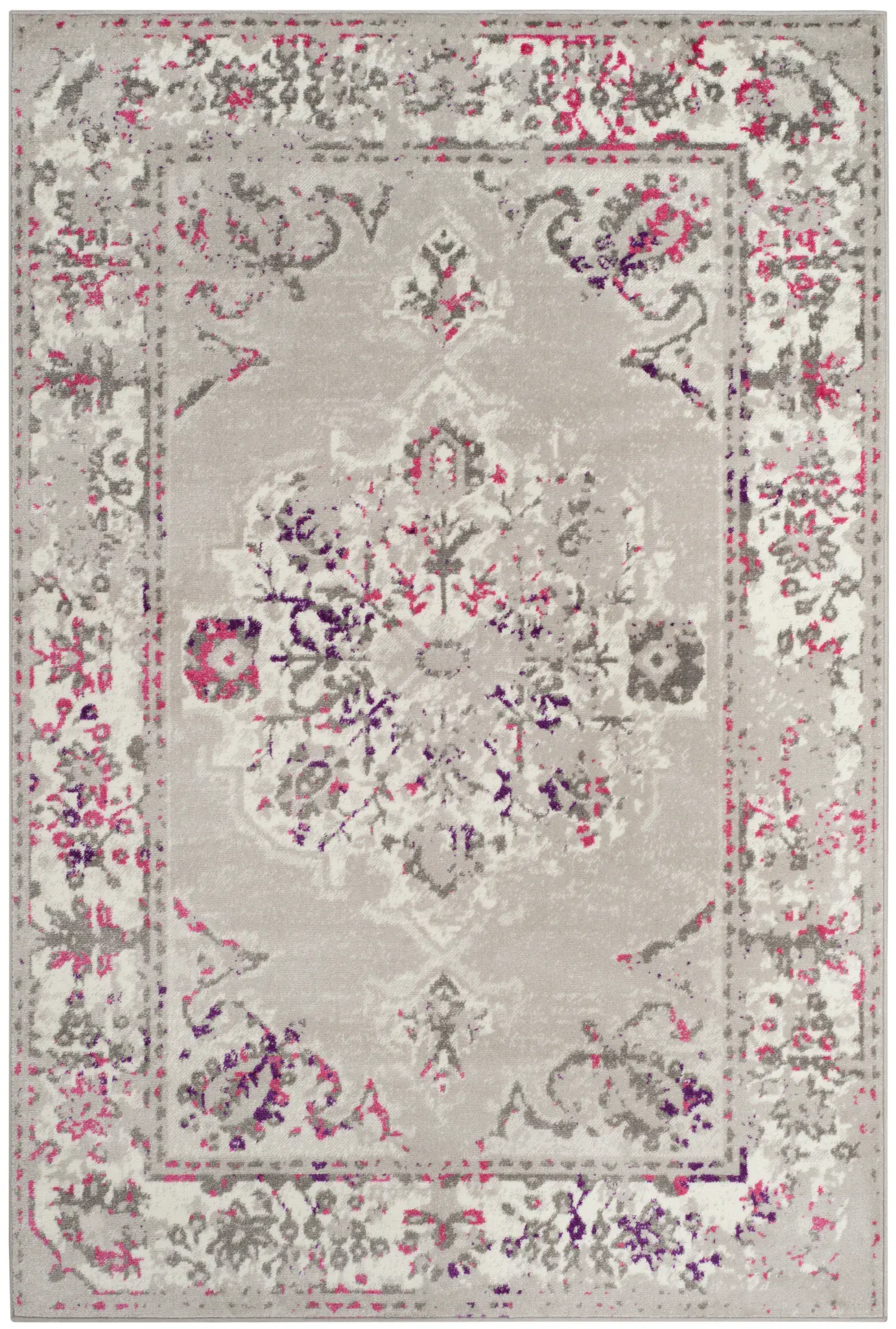 Skyler Distressed Medallion Rug