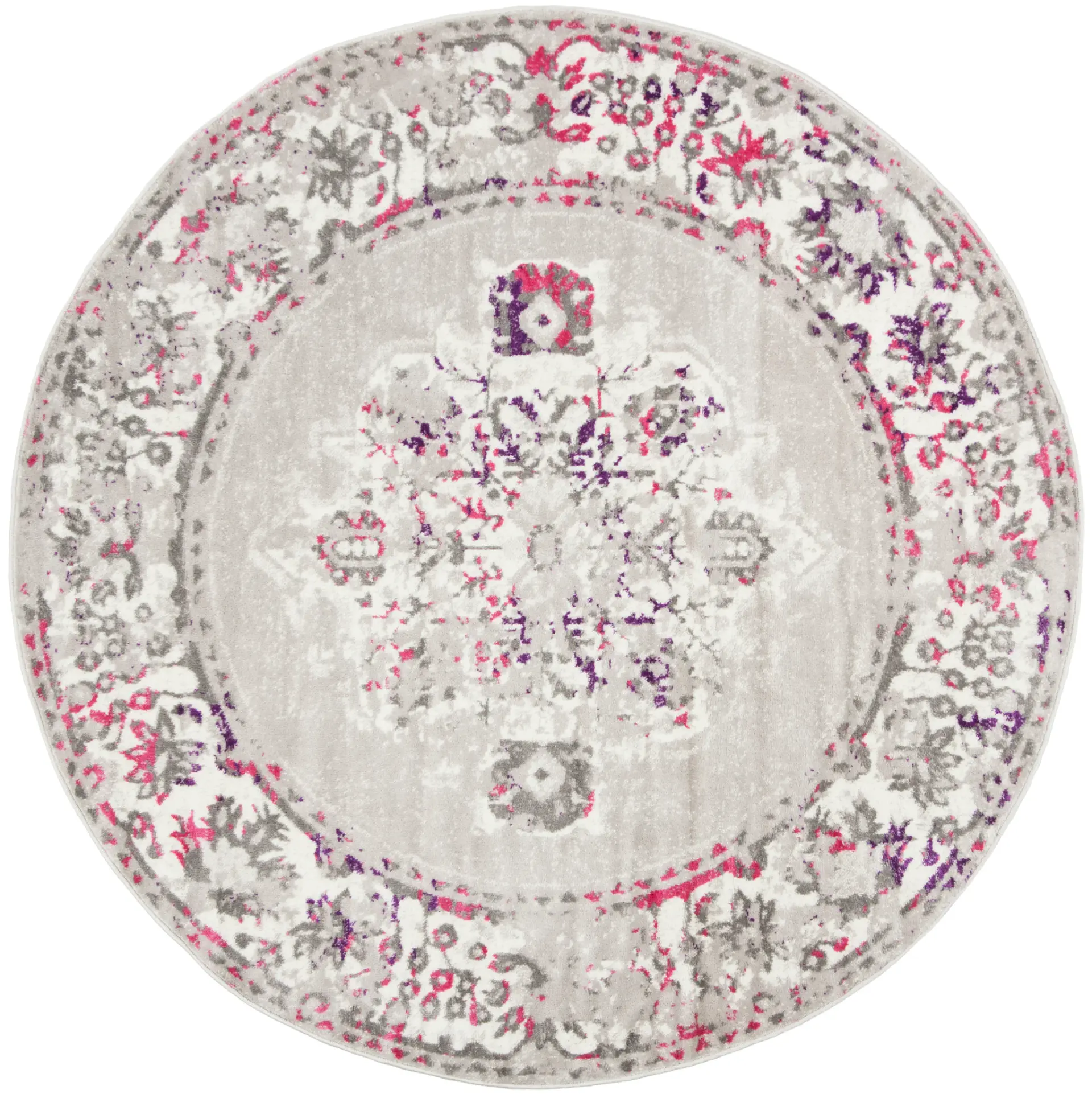 Skyler Distressed Medallion Rug