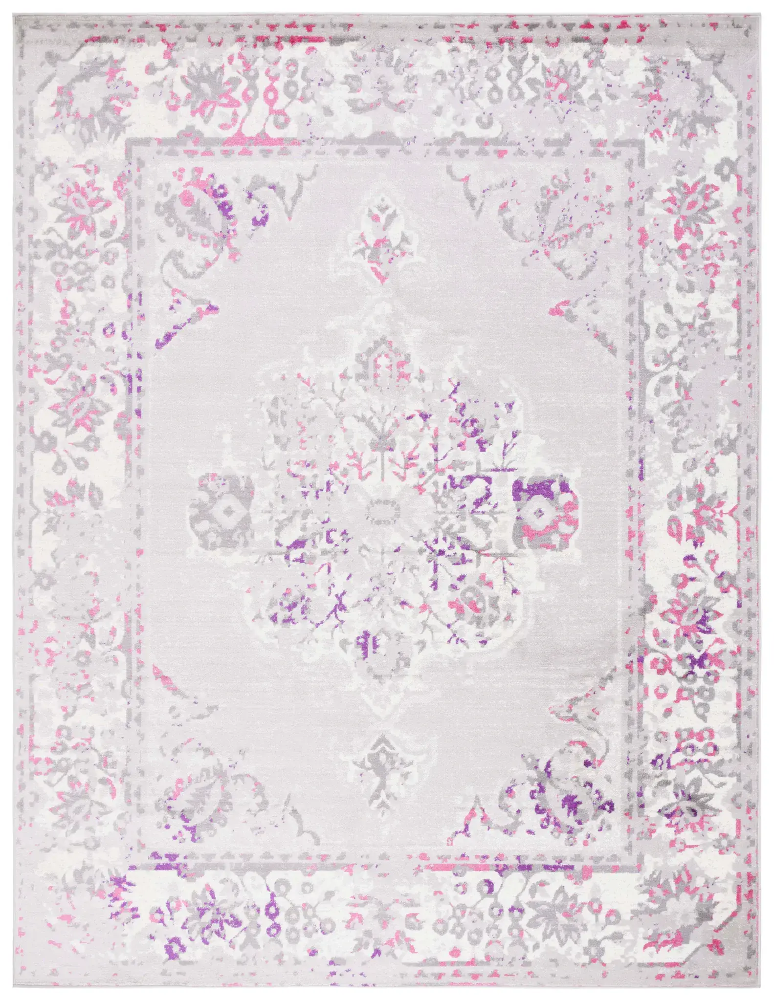Skyler Distressed Medallion Rug