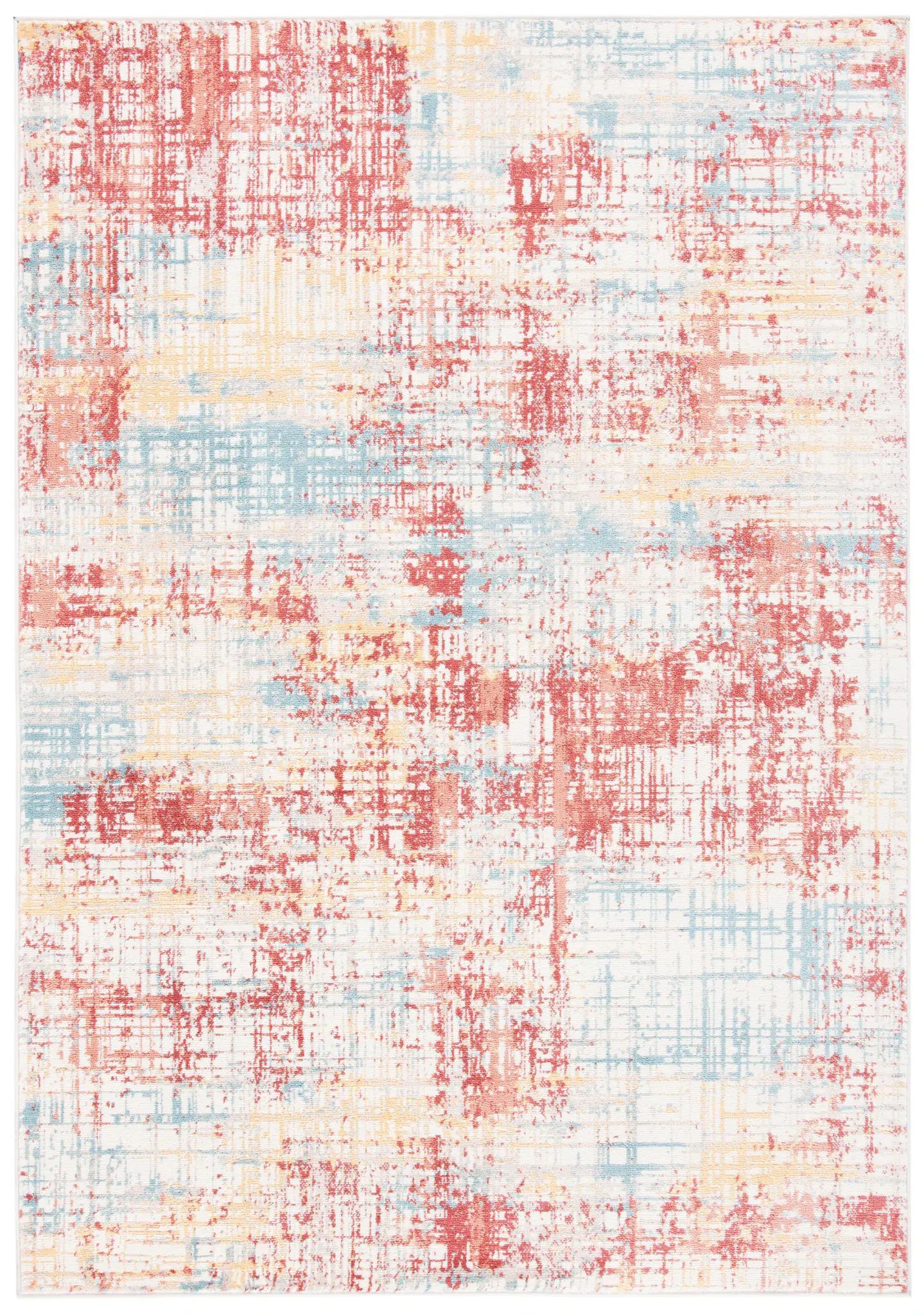 Skyler Abstract Grid Rug