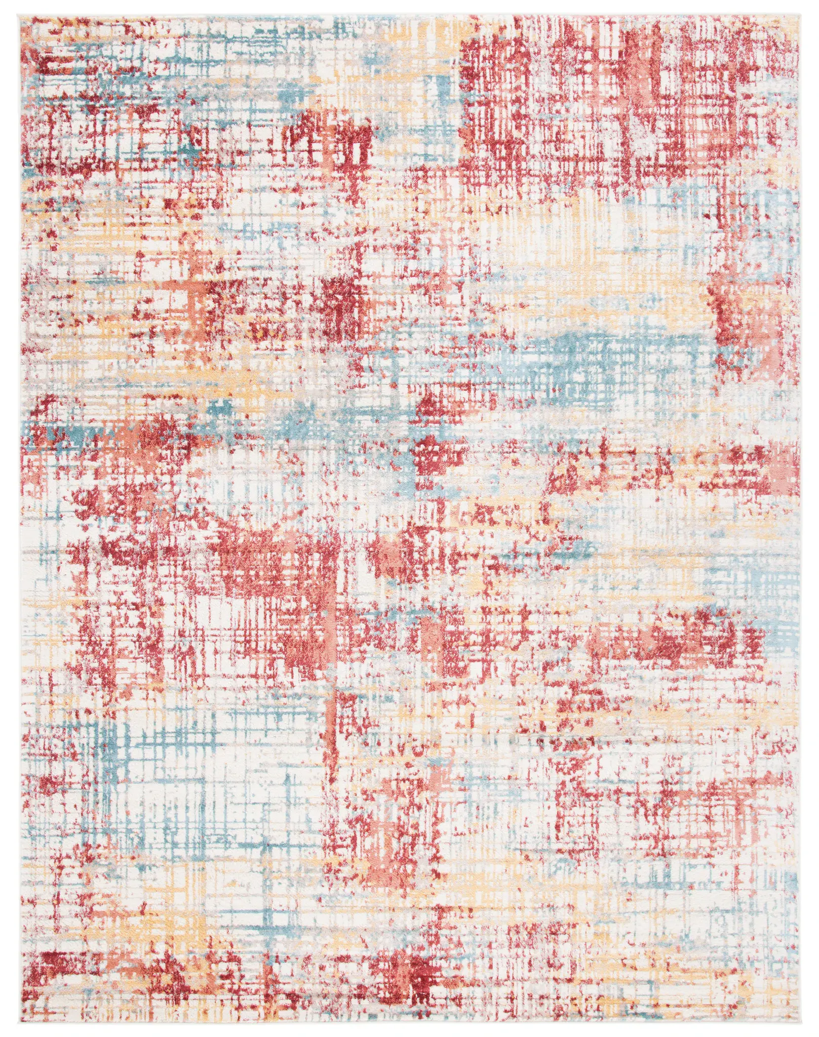 Skyler Abstract Grid Rug