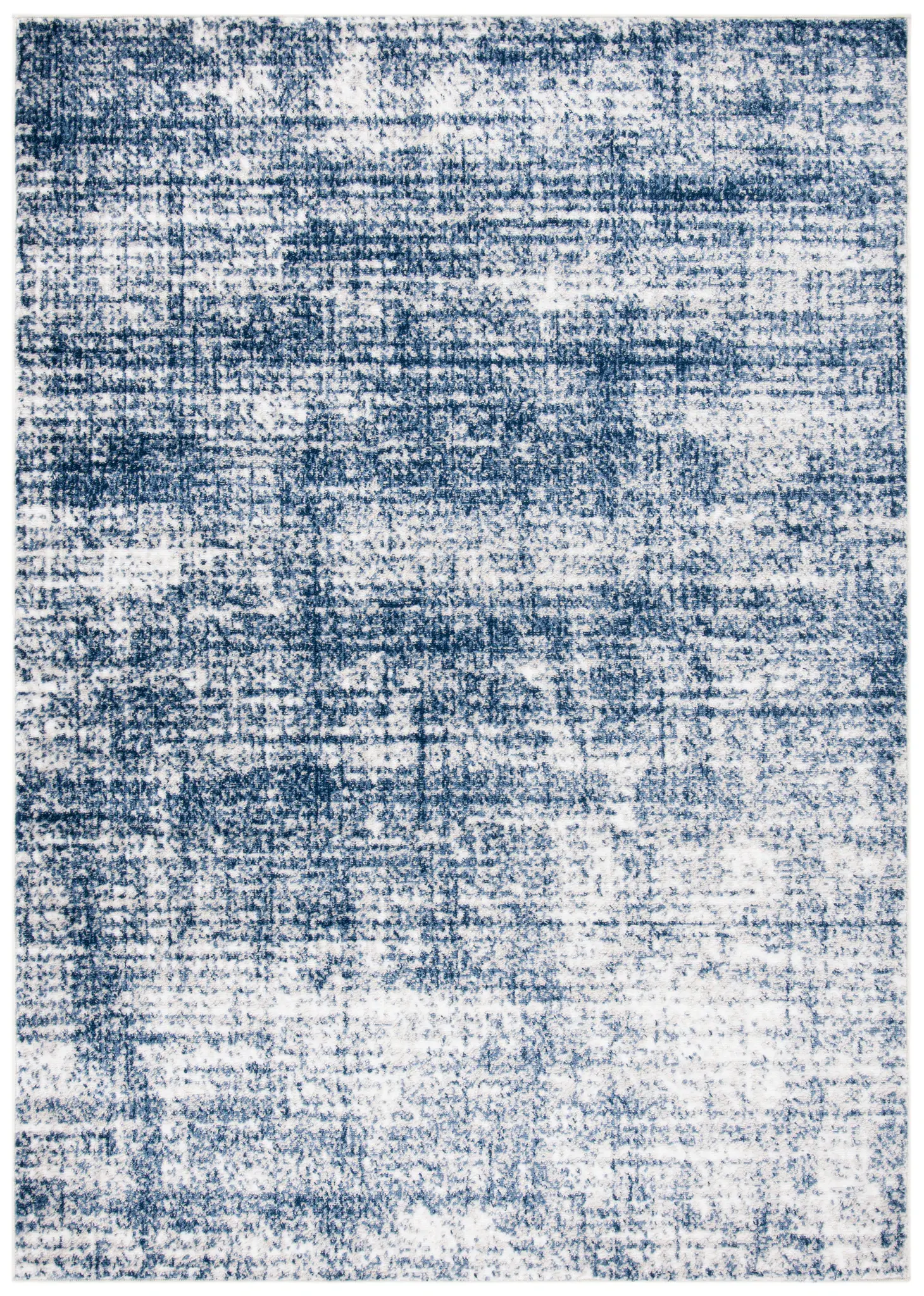 Skyler Distressed Grid Rug