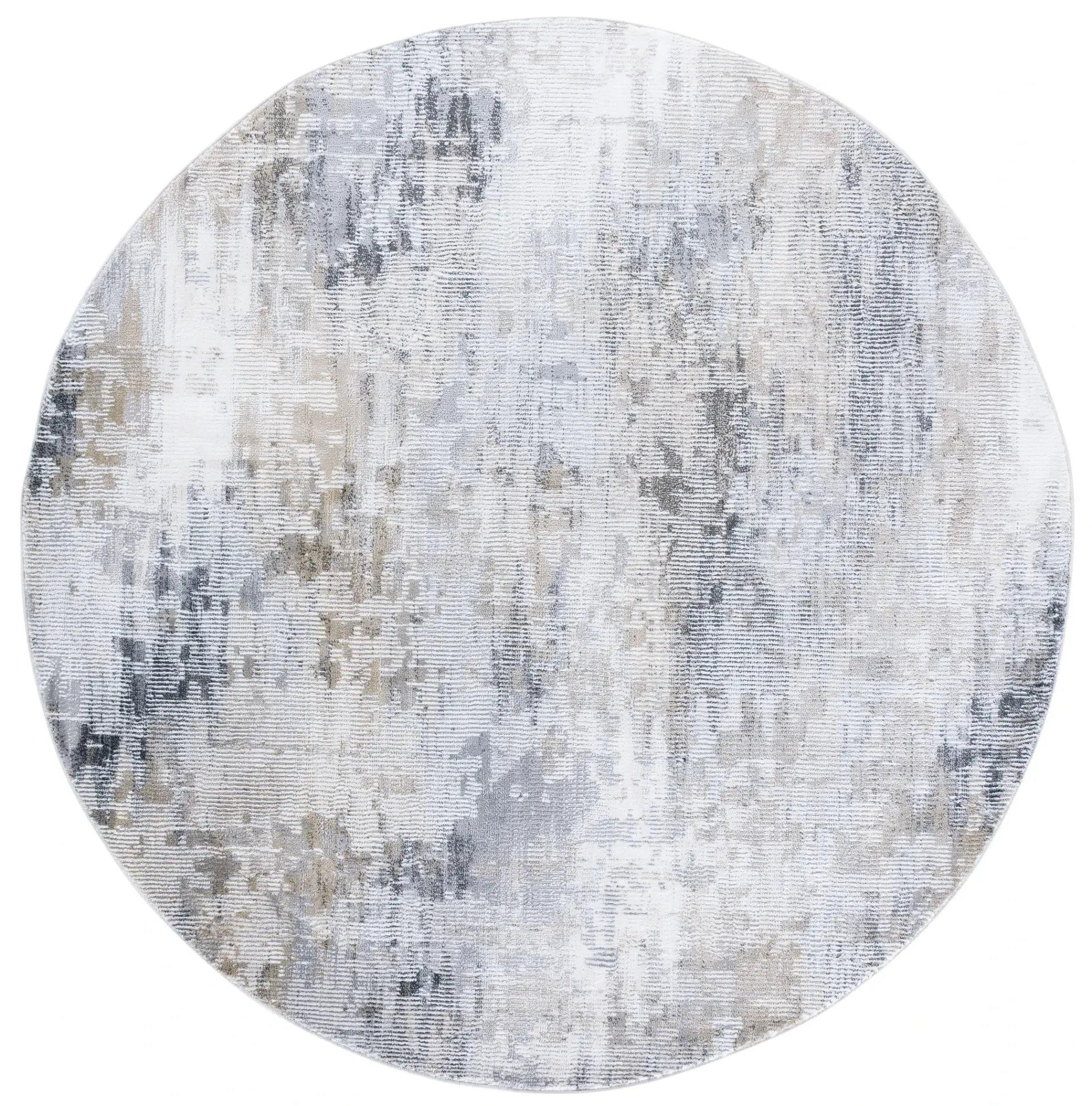 Slate Distressed Abstract Rug