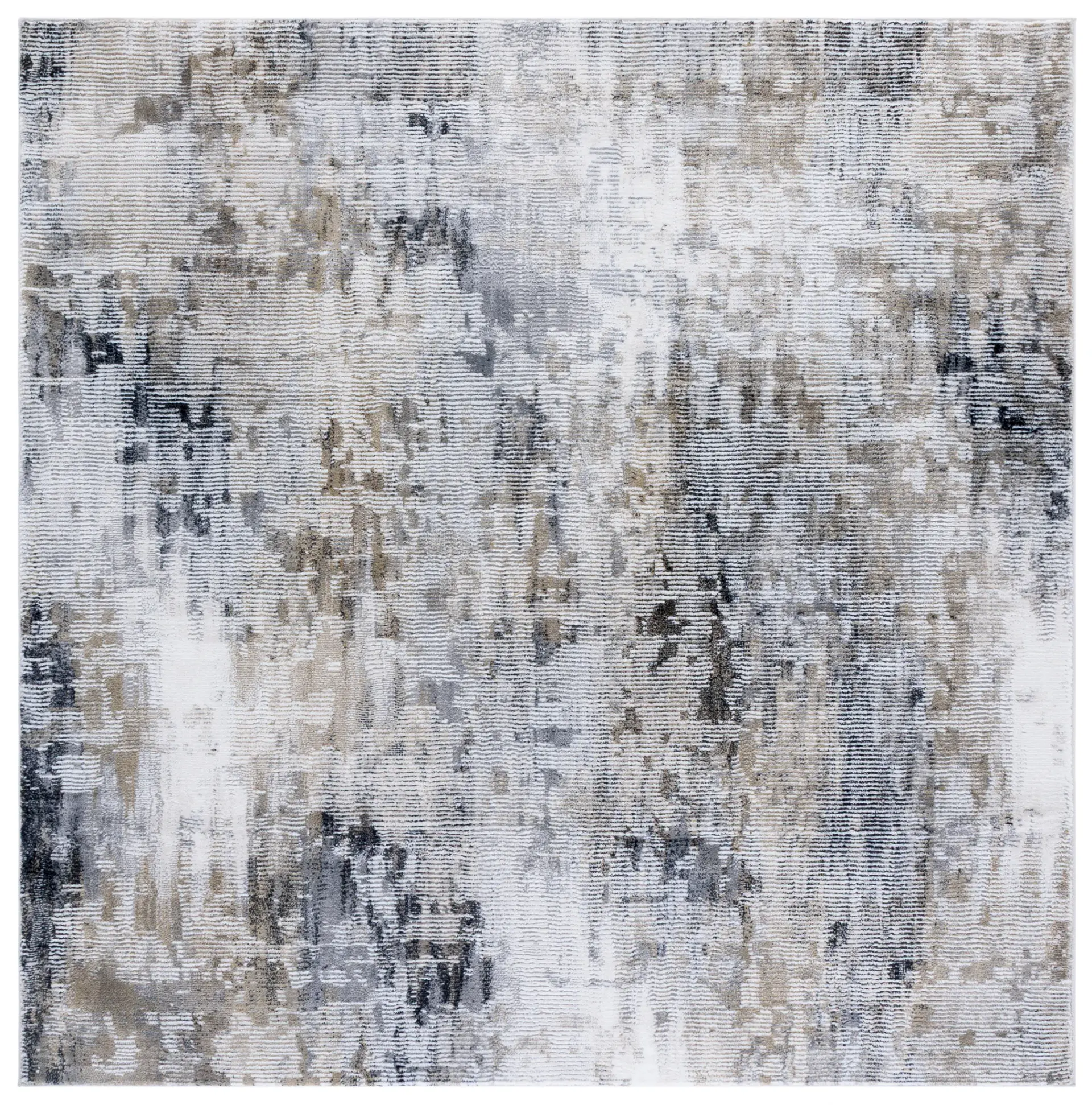 Slate Distressed Abstract Rug