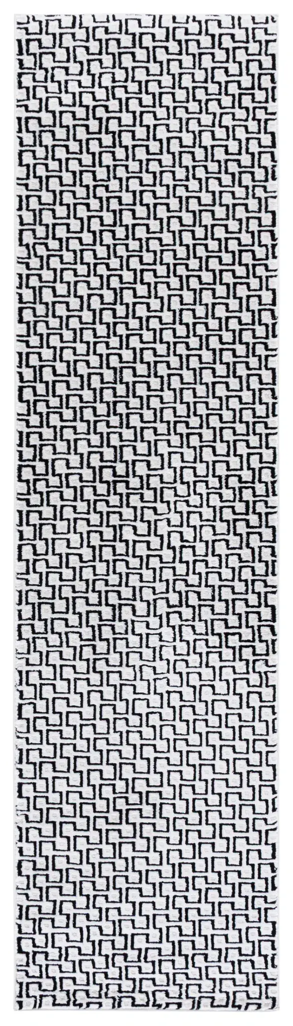 Slate Interlocking Maze Rug