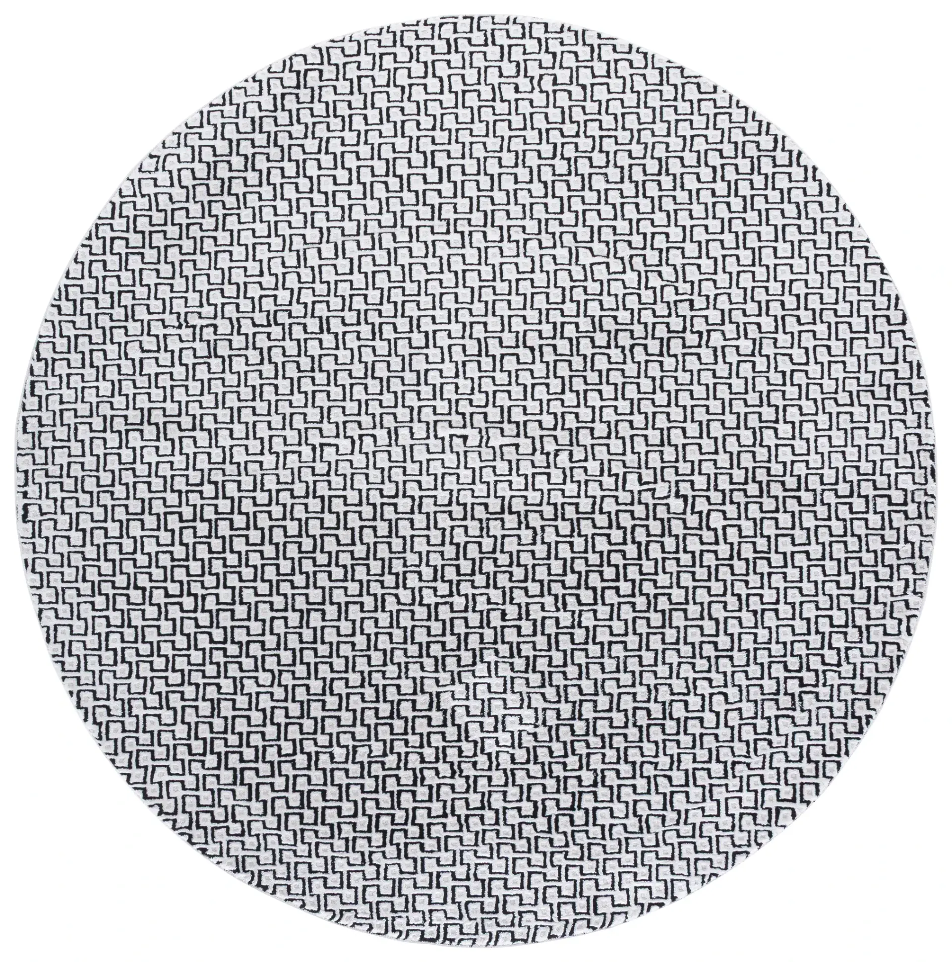Slate Interlocking Maze Rug