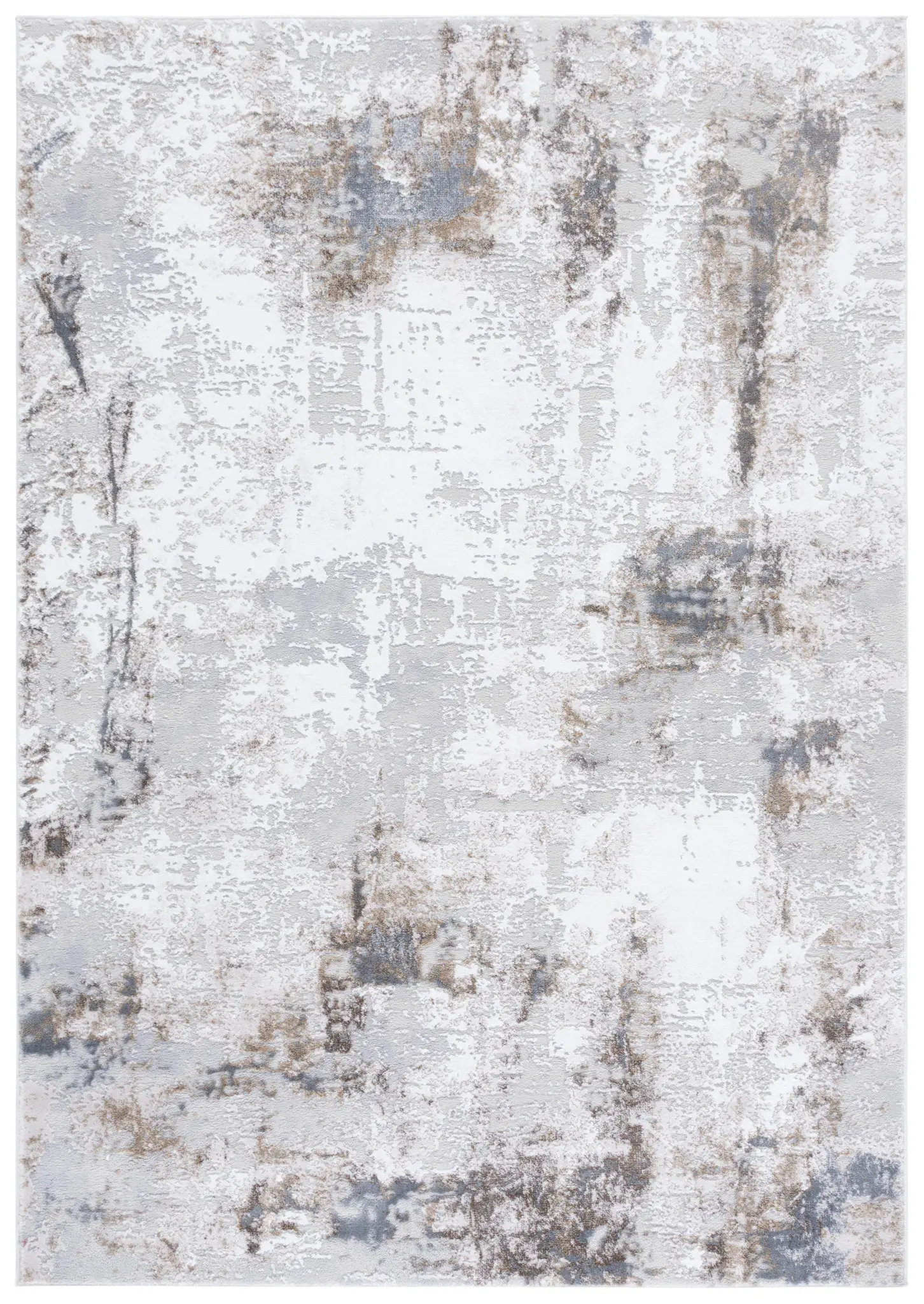 Slate Faded Abstract Rug