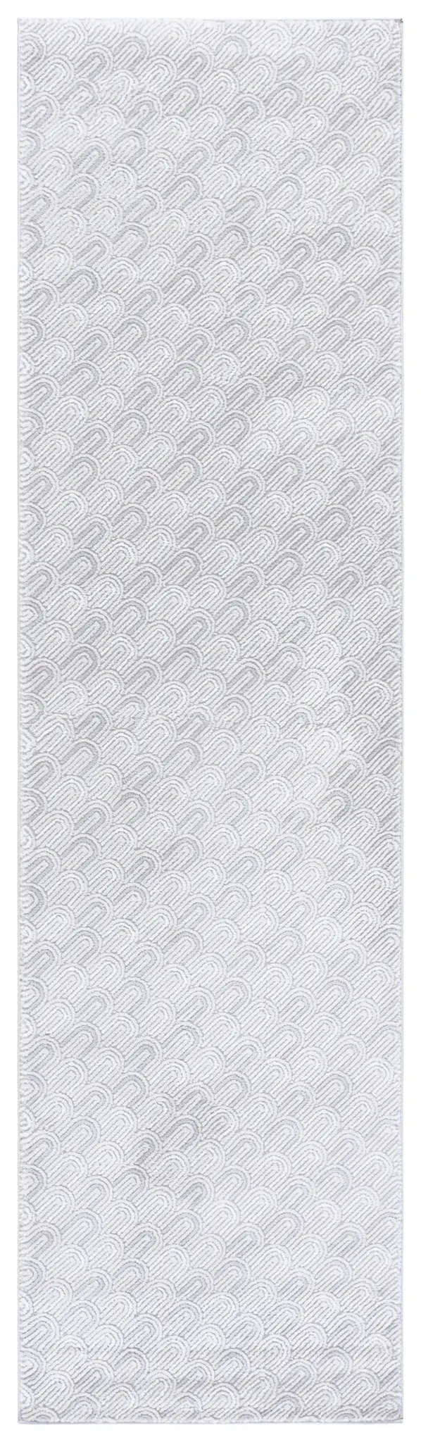 Slate Scalloped Arch Rug