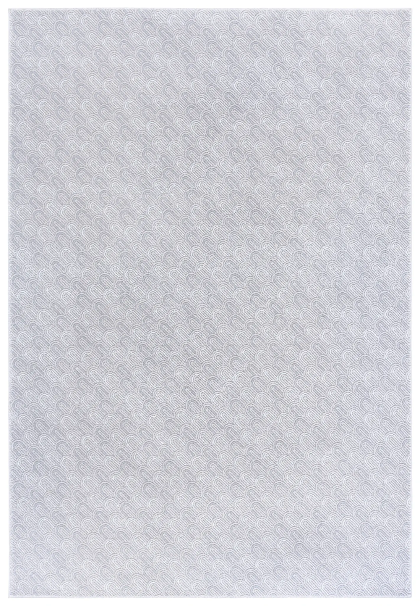 Slate Scalloped Arch Rug