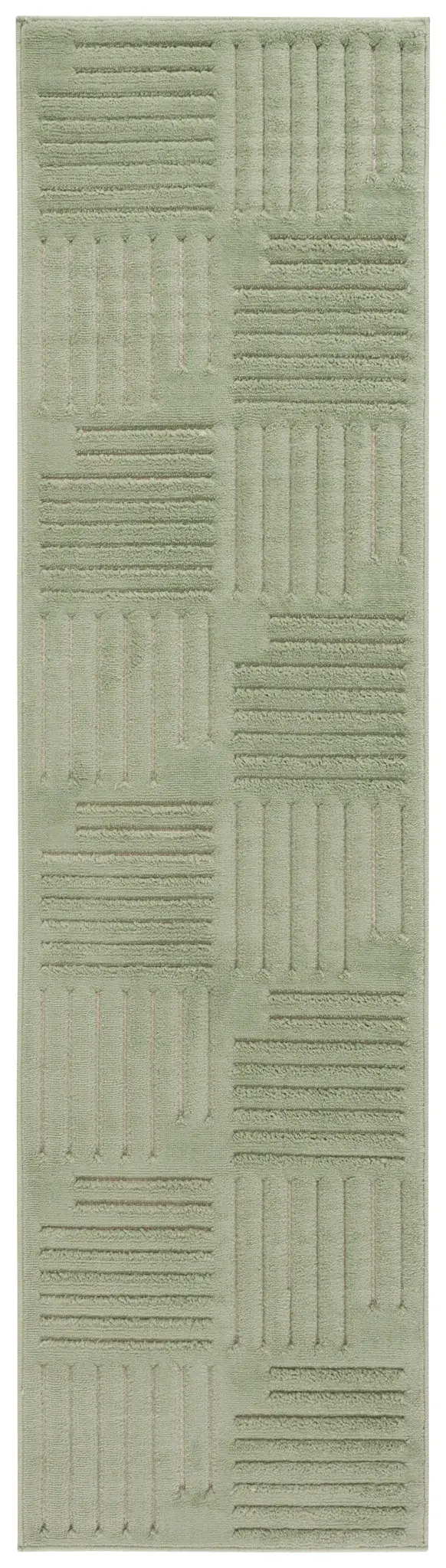 Selena Basketweave Stripe Rug