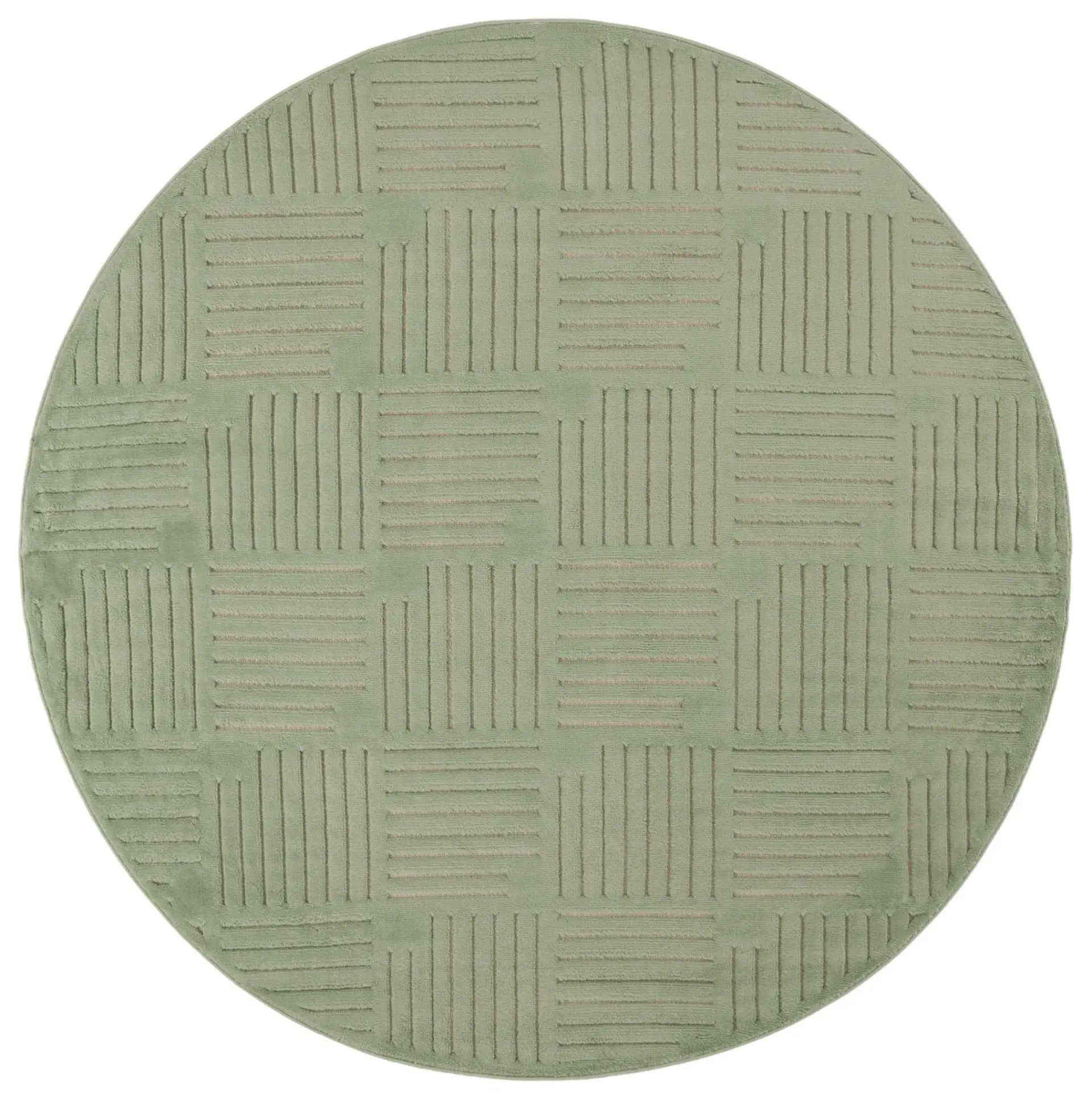 Selena Basketweave Stripe Rug