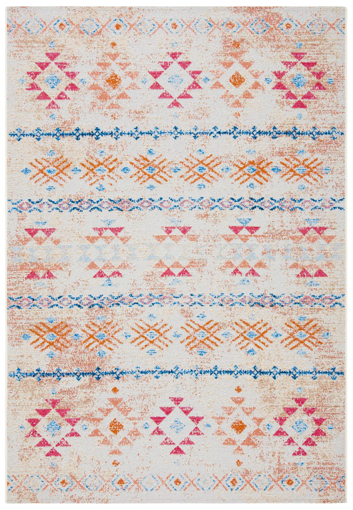 Summer Southwestern Stripe Outdoor Rug