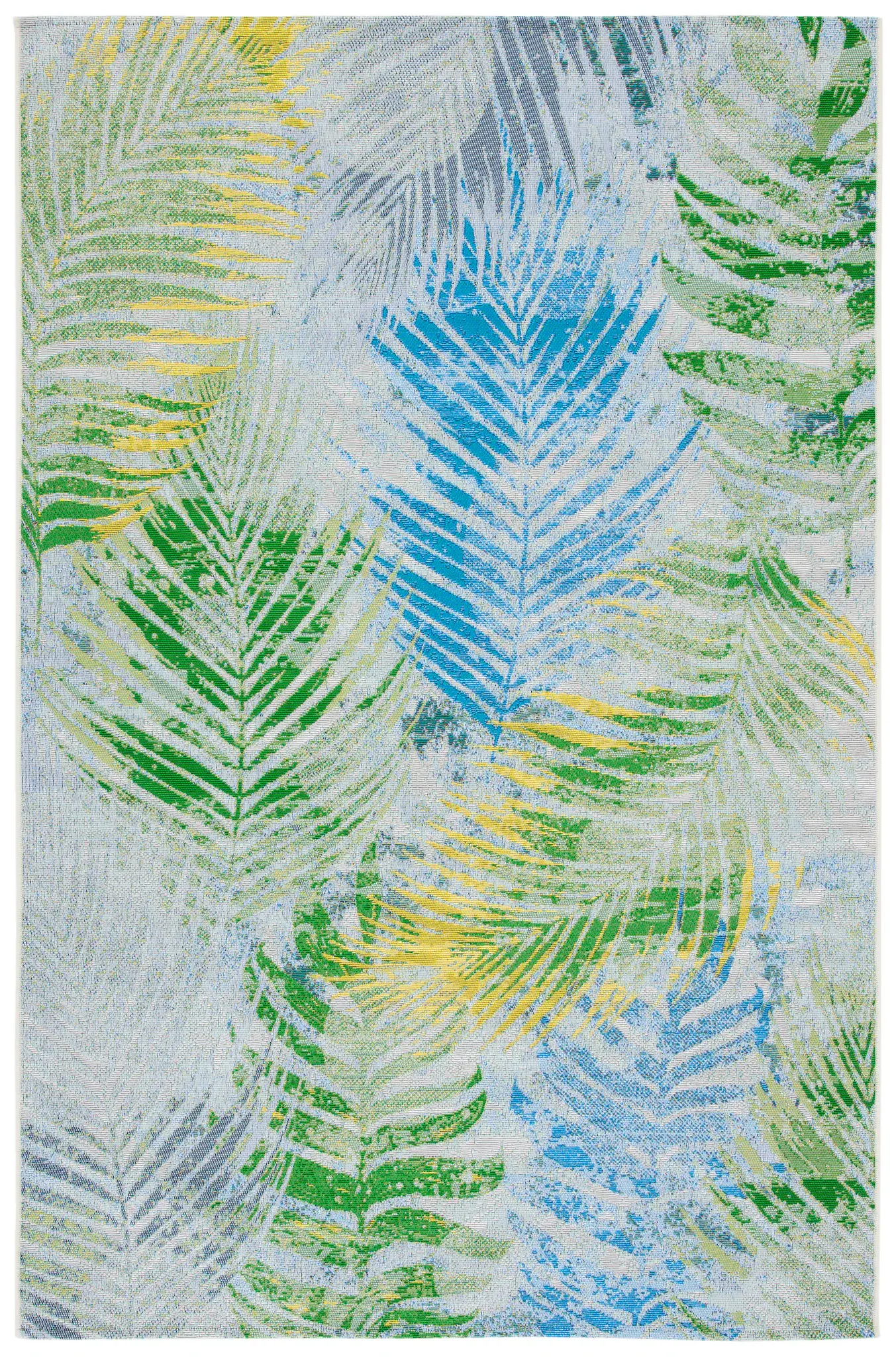 Summer Palm Leaf Outdoor Rug