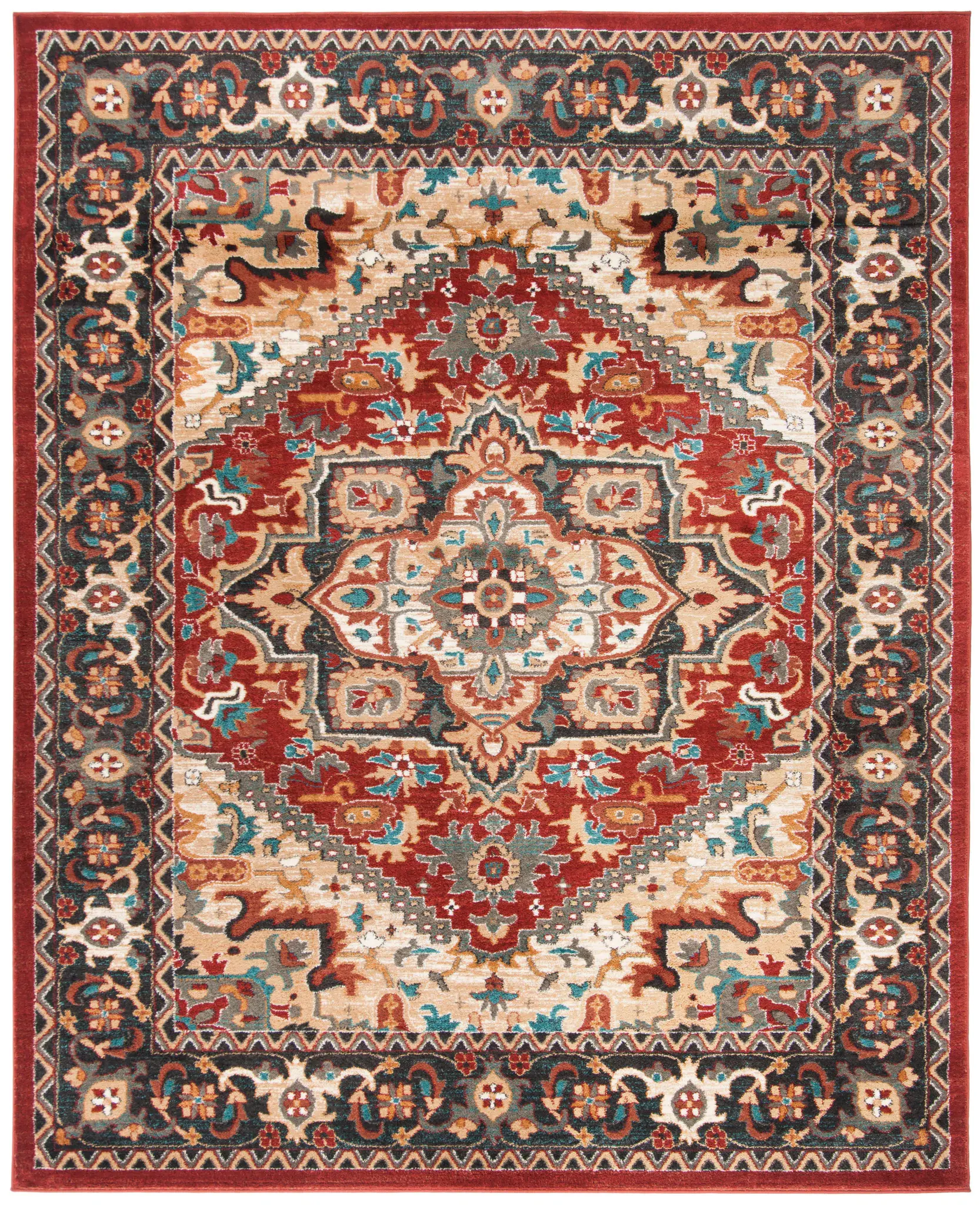 Summit Medallion Shag Rug