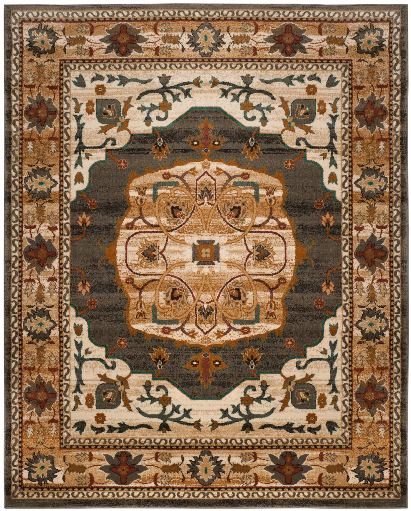 Summit Traditional Medallion Shag Rug