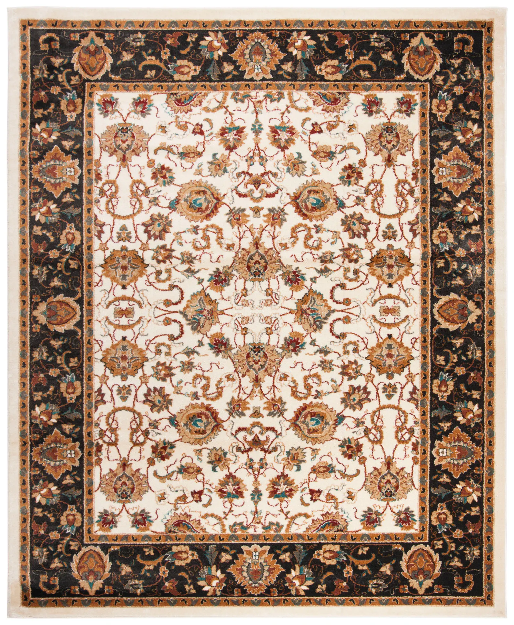 Summit Arabesque Bordered Shag Rug