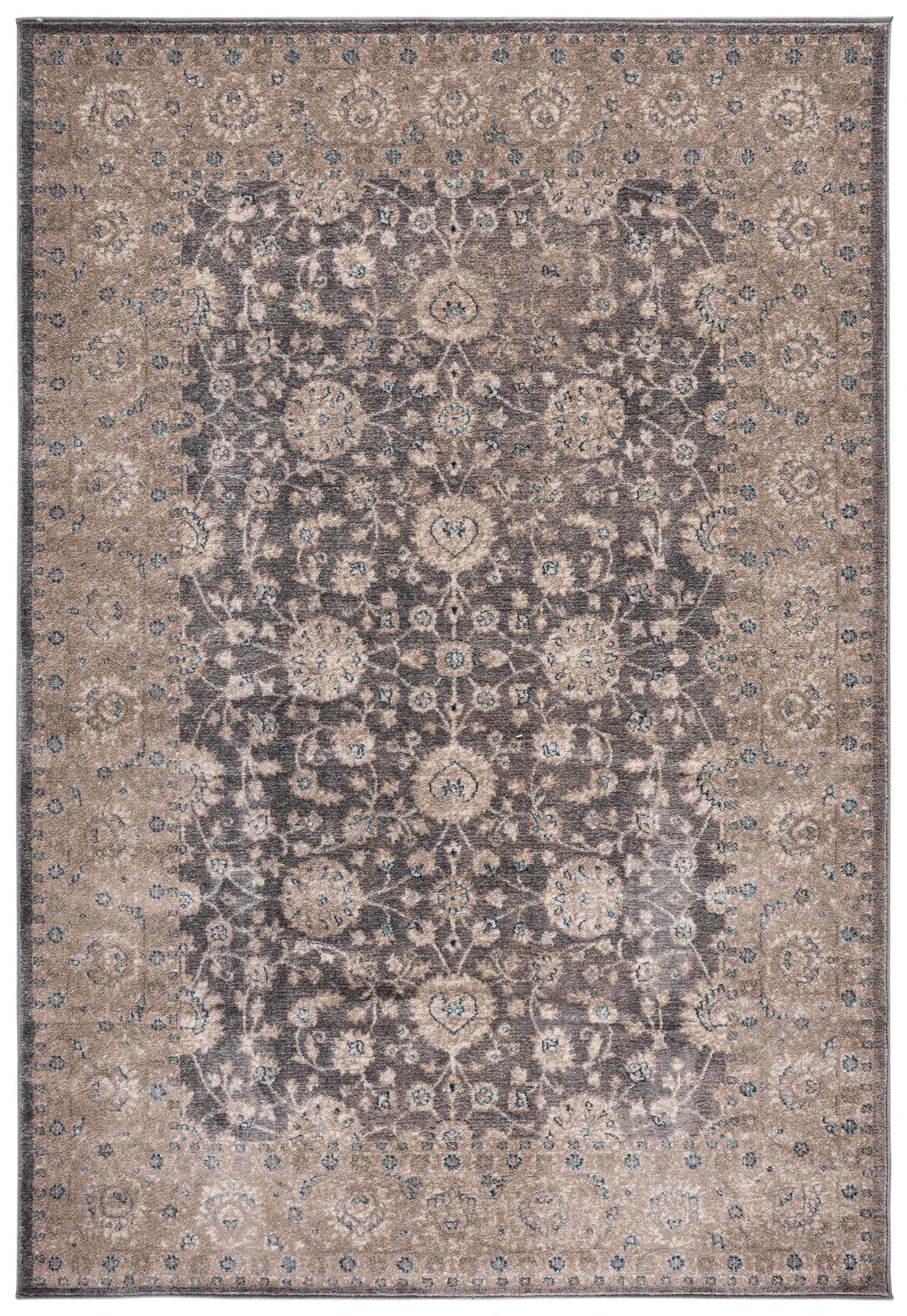 Sofia Allover Floral Bordered Rug