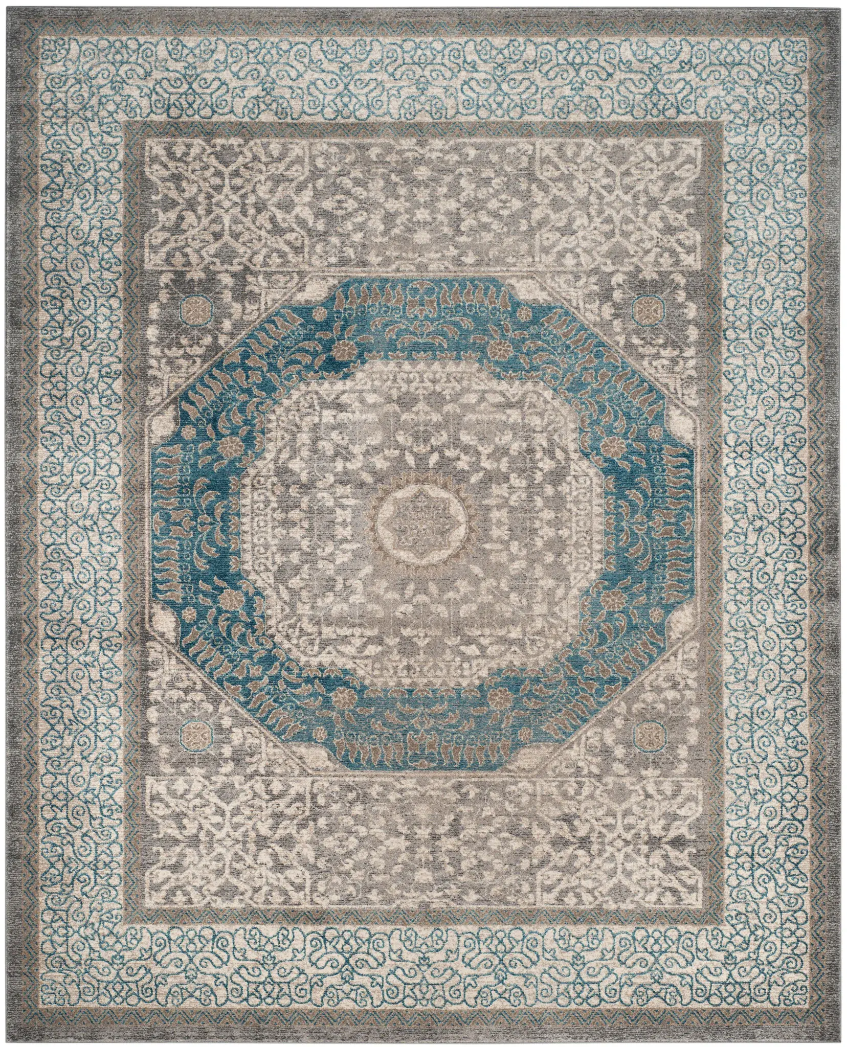 Sofia Medallion Border Rug