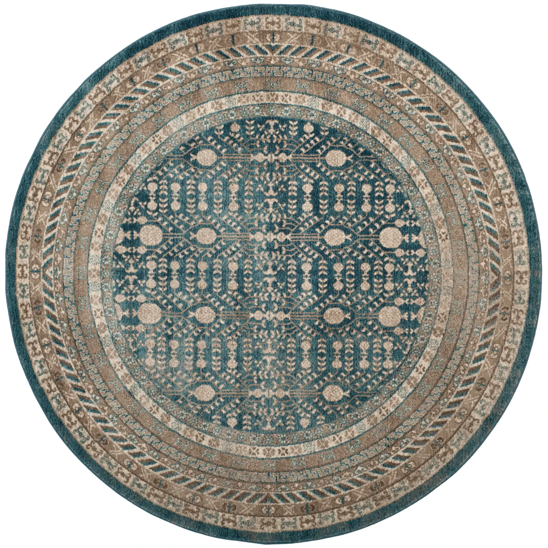 Sofia Bordered Floral Rug