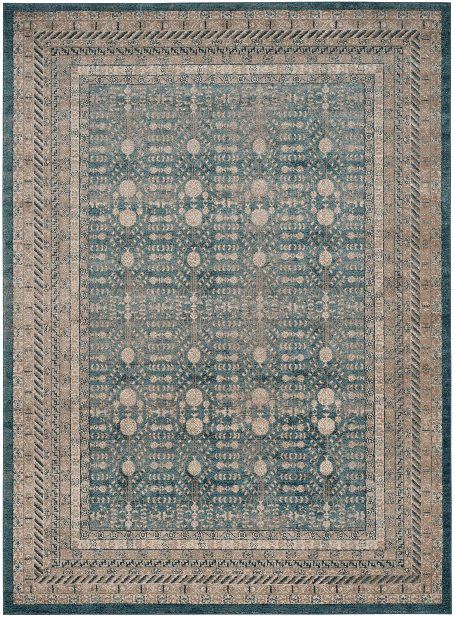 Sofia Bordered Floral Rug