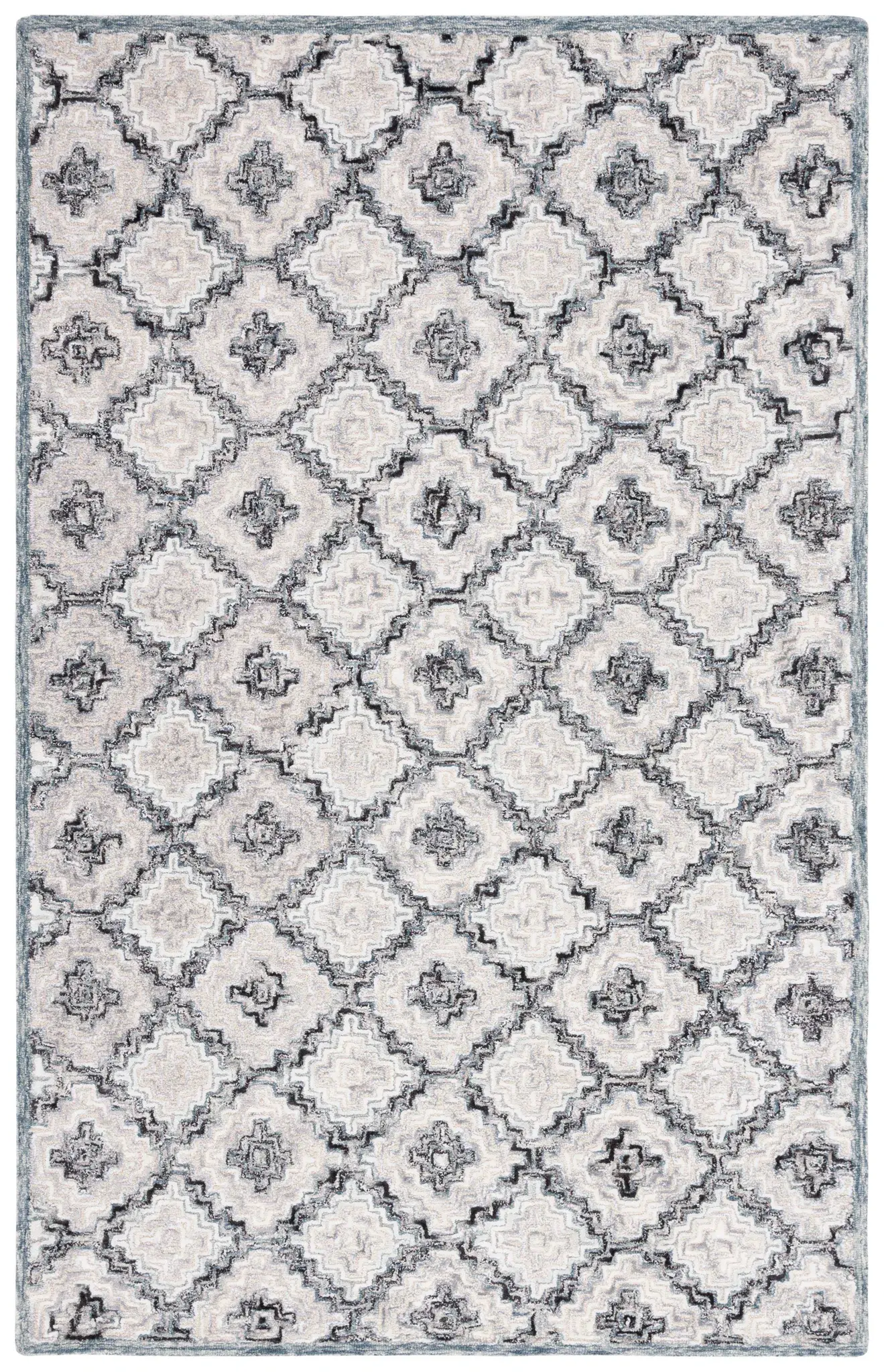 Soho Diamond Lattice Hand-Tufted Rug