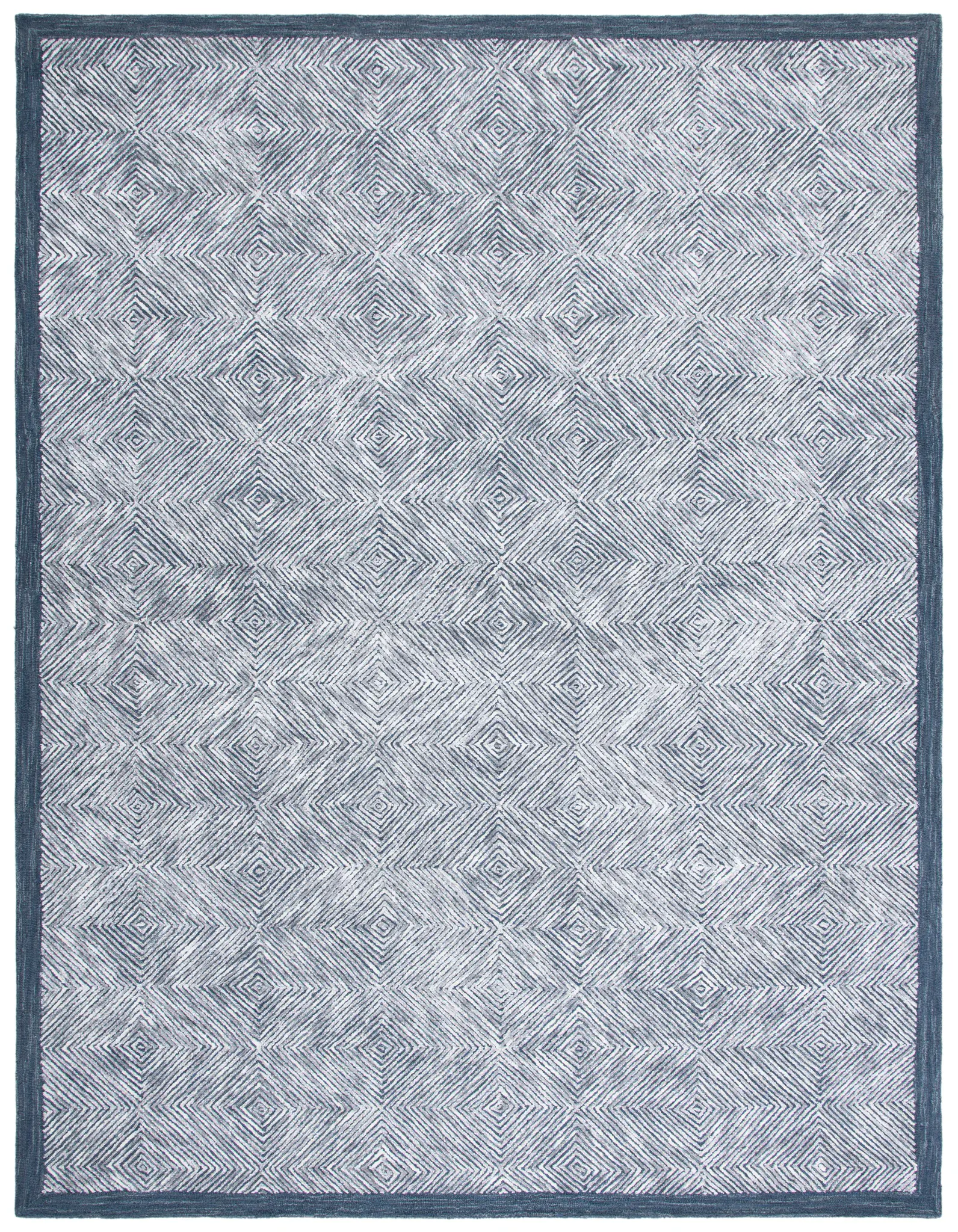 Soho Concentric Diamond Hand-Tufted Rug
