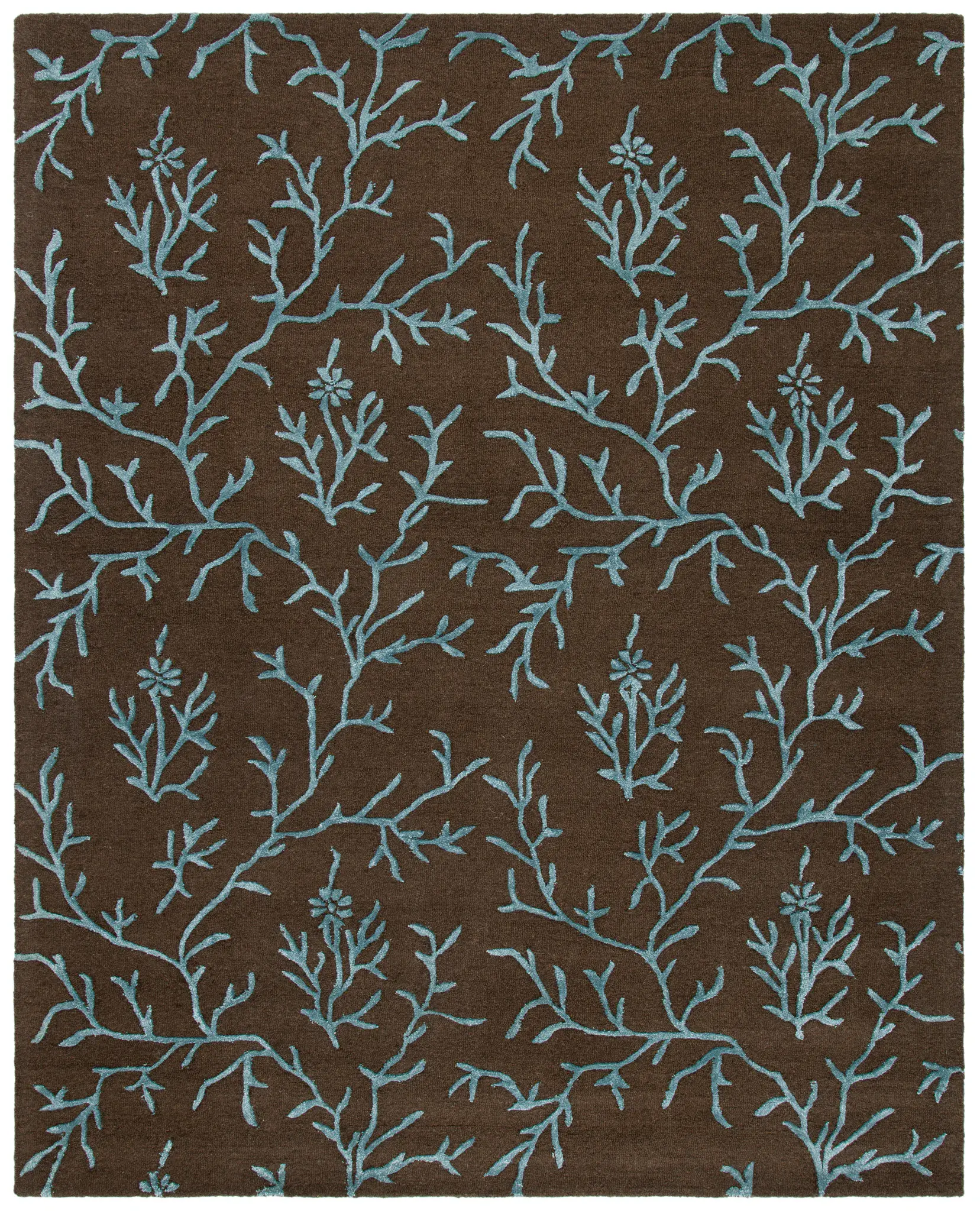 Soho Branching Botanical Hand-Tufted Wool Rug