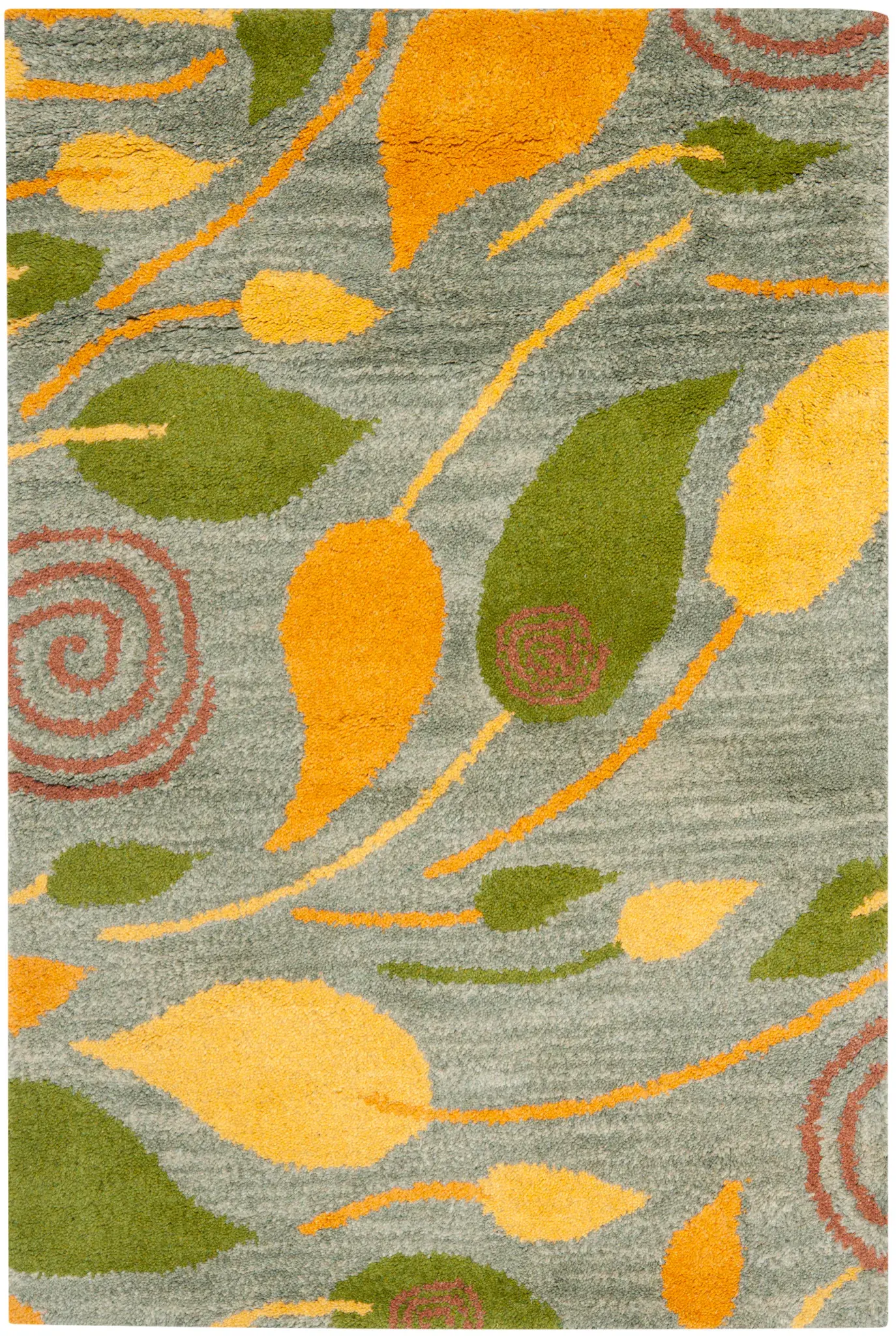 Soho Botanical Leaf Hand-Tufted Wool Rug